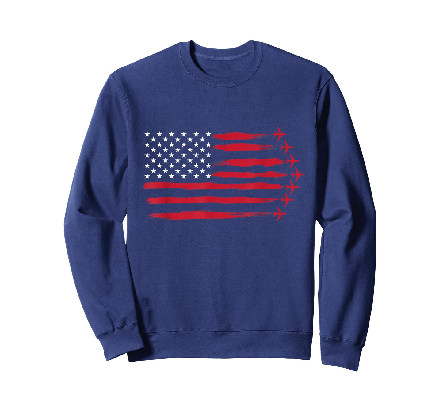 US Flag Airplanes - Airline Pilot Aviation Aircraft Lover T-Shirt