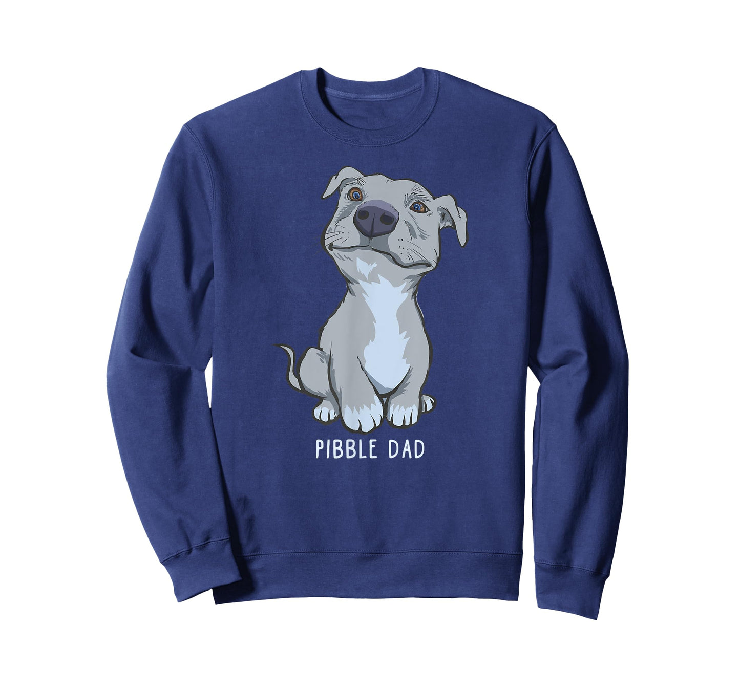 Pitbull Pibble Dad Father's Day Pitbull Lover Men's Graphic T-Shirt