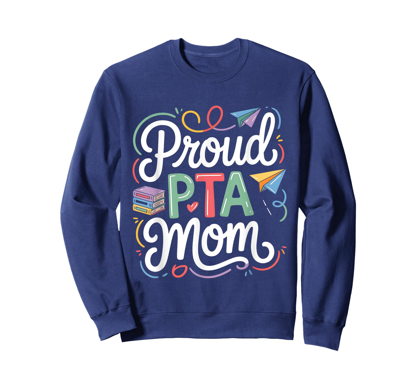 Cute school supporter meeting matching women Proud PTA Mom T-Shirt