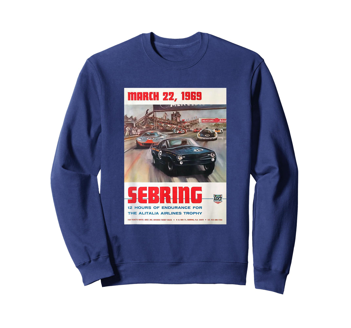 VINTAGE 1969 SEBRING 12 HOURS ENDURANCE RACE T-Shirt