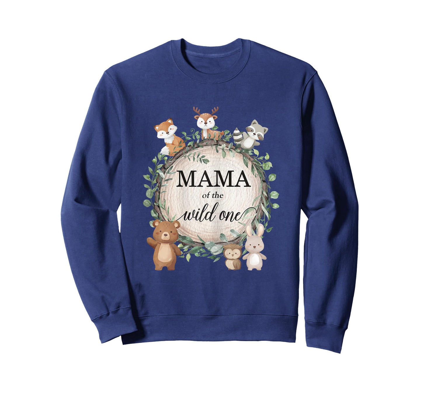 Mama of the Wild One Woodland Forest Animals 1st Birthday T-Shirt