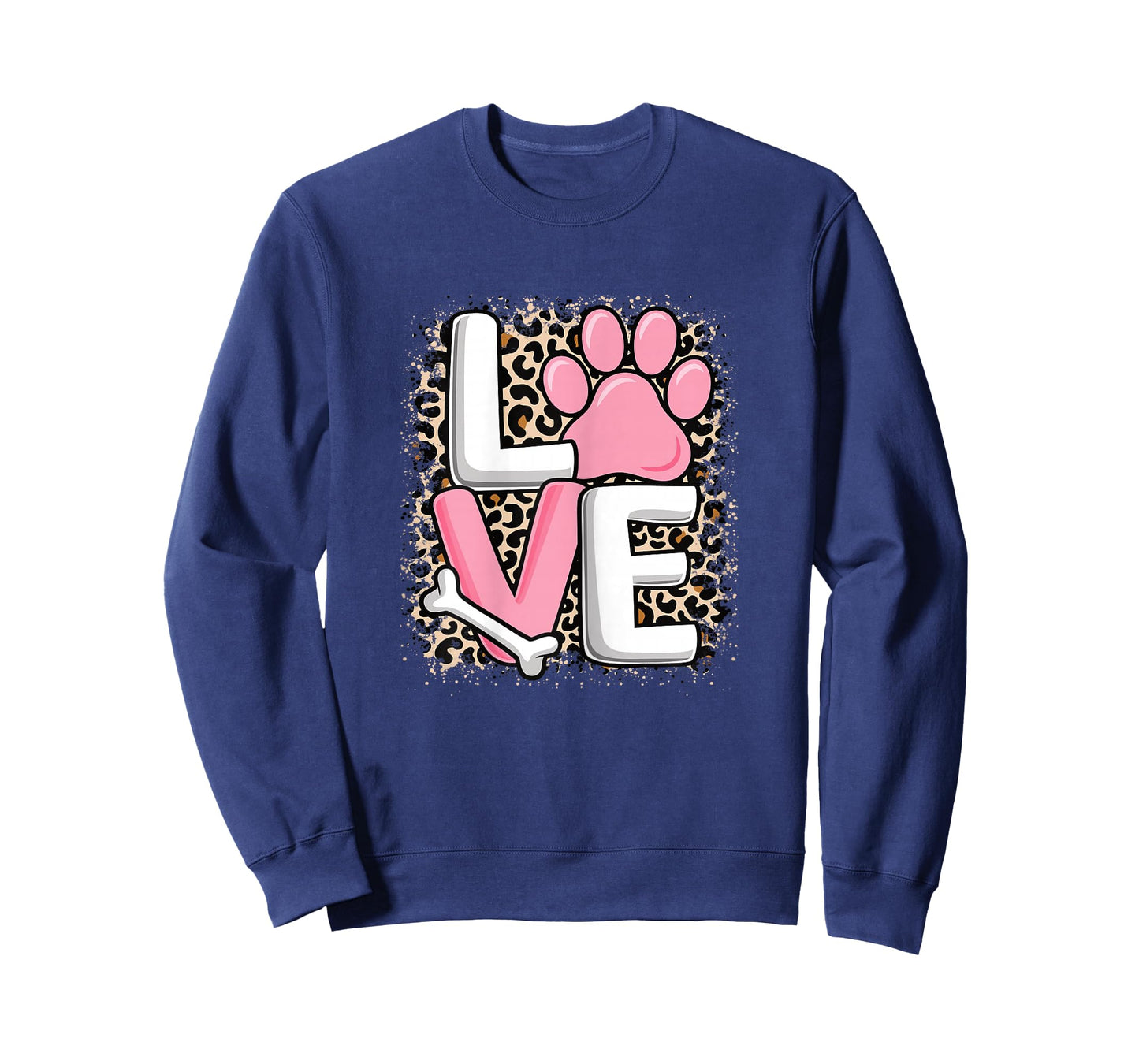 Cute Love Dog Paw Dog Puppy Lover Women Girls Kids T-Shirt