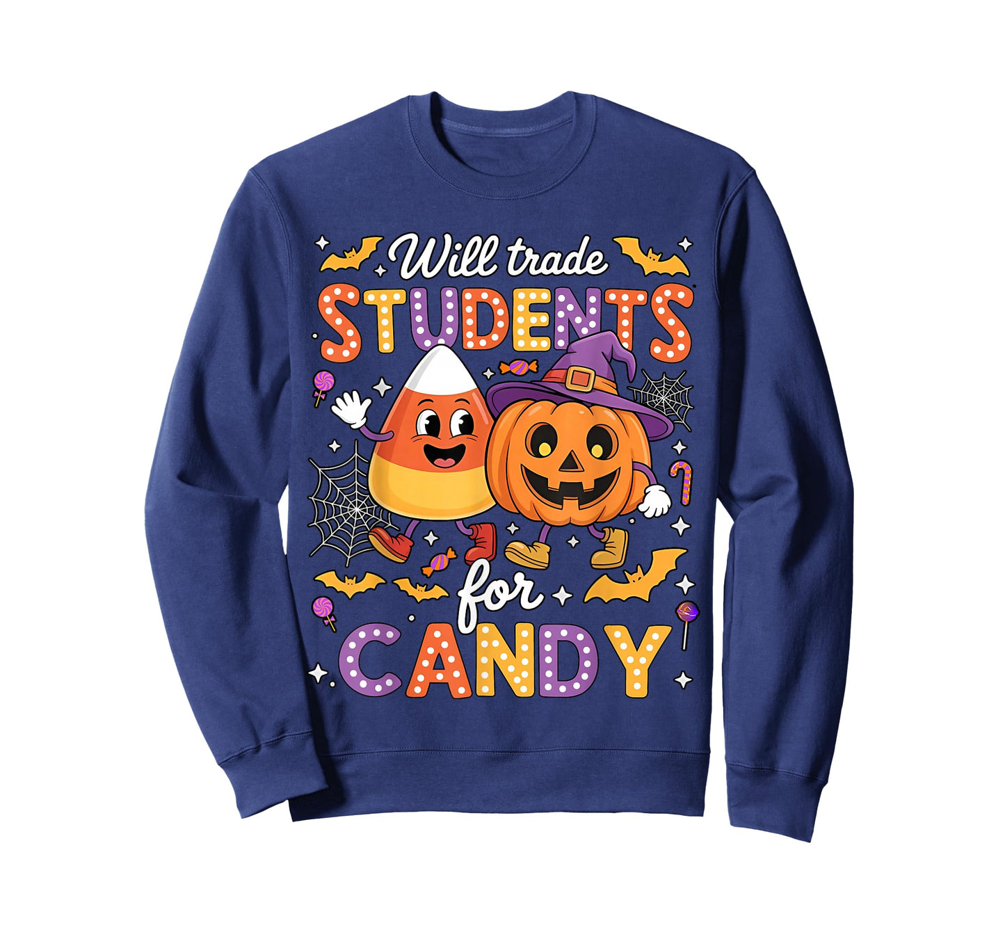Will Trade Students for Candy Halloween Costume Teacher T-Shirt