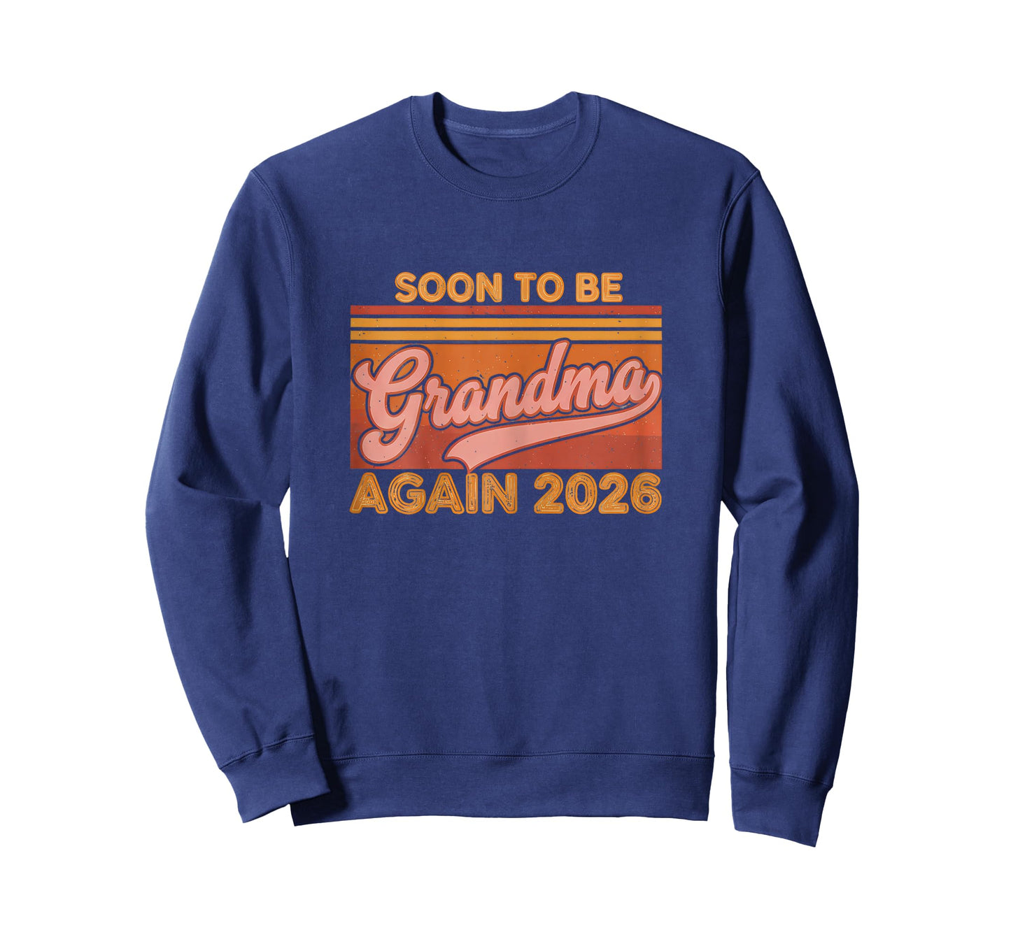 Retro Pregnancy Announcement Soon to Be Grandma Again 2026 T-Shirt