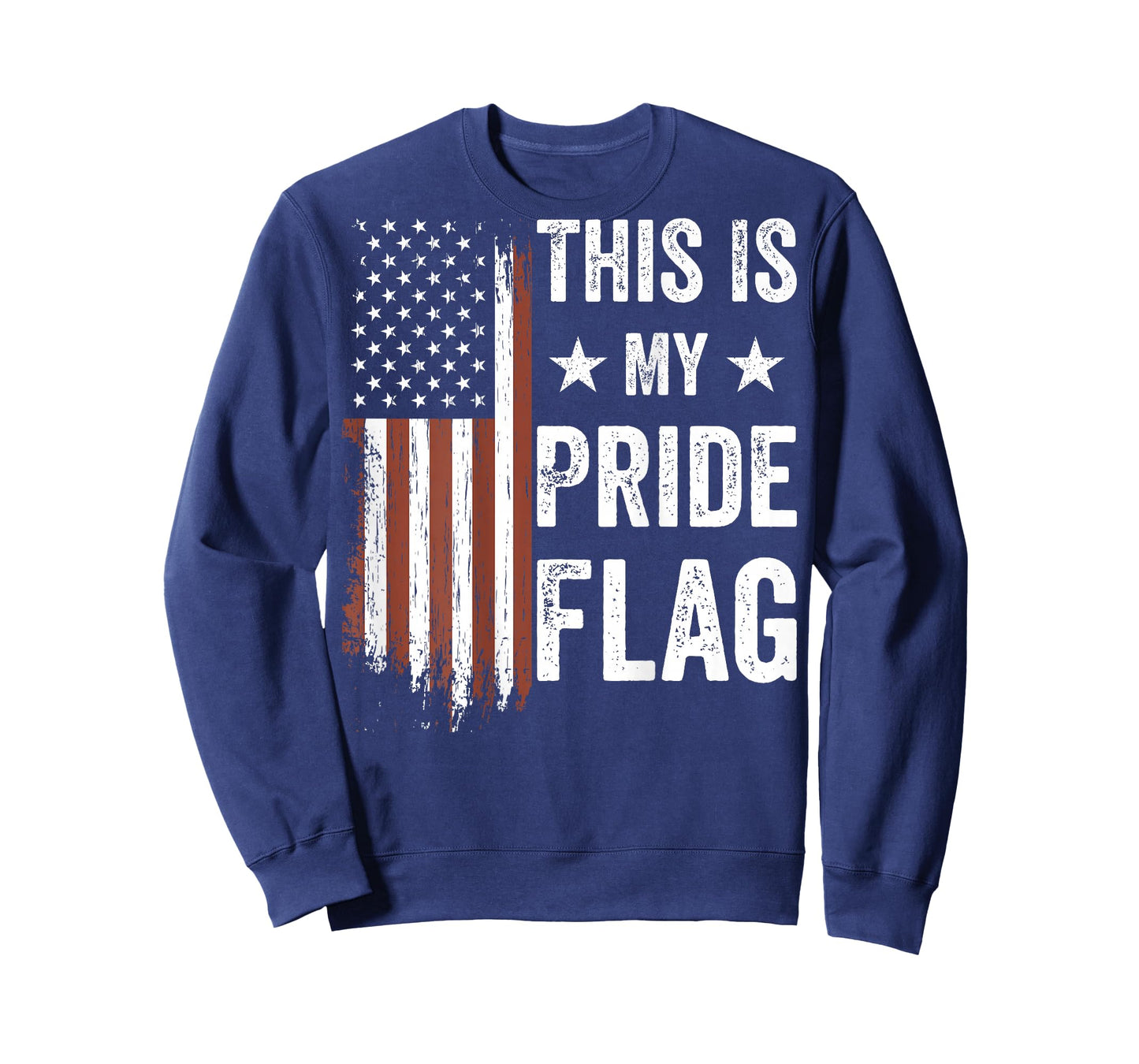 This Is My Pride Flag American Patriotic 4th Of July (back) T-Shirt