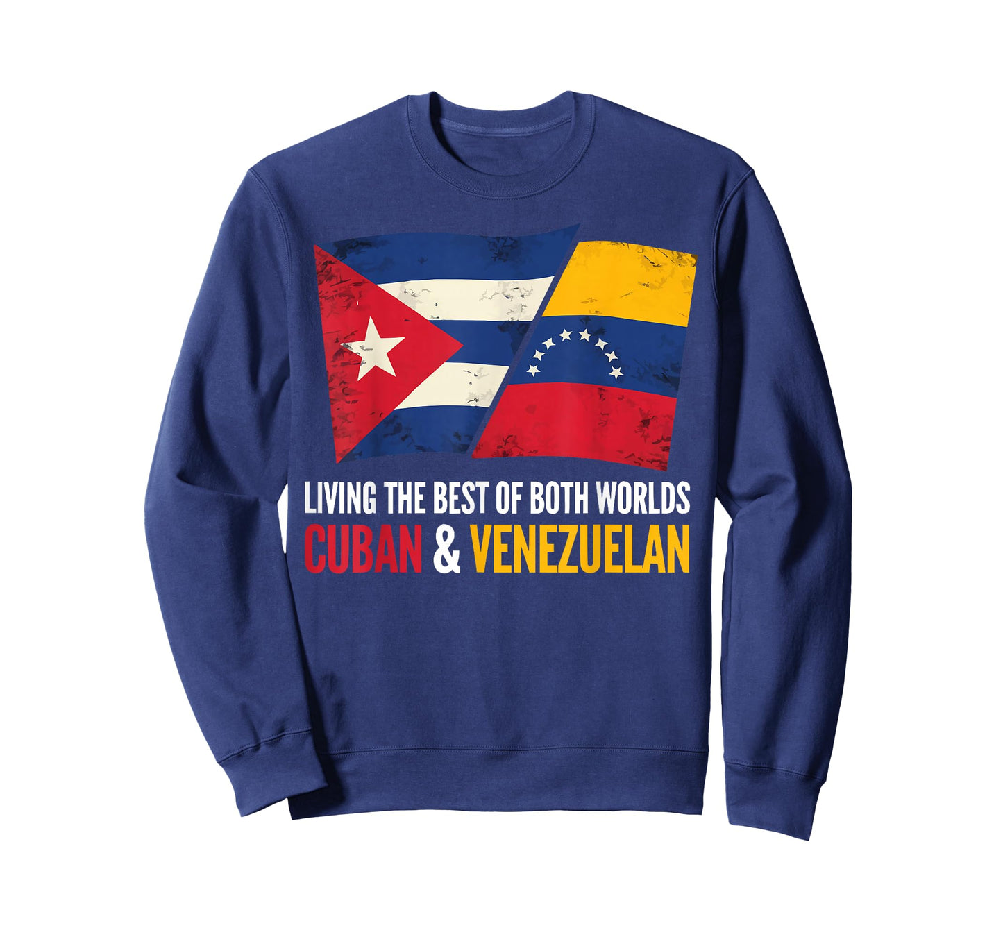 Half Cuban Half Venezuelan Country Venezuela Flag Cuba T-Shirt