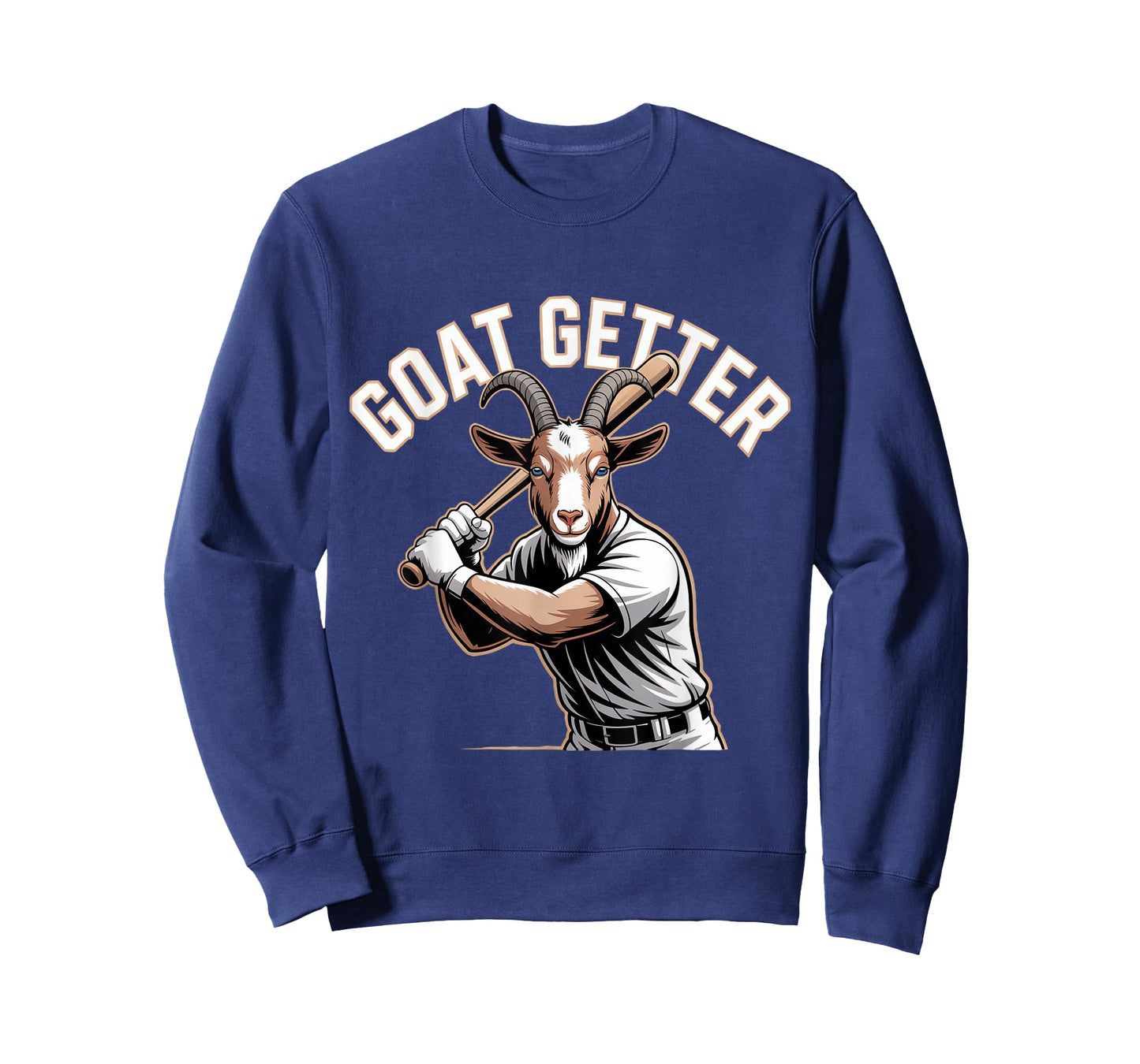 Goat Getter Baseball Slugger Pun Mascot Player T-Shirt