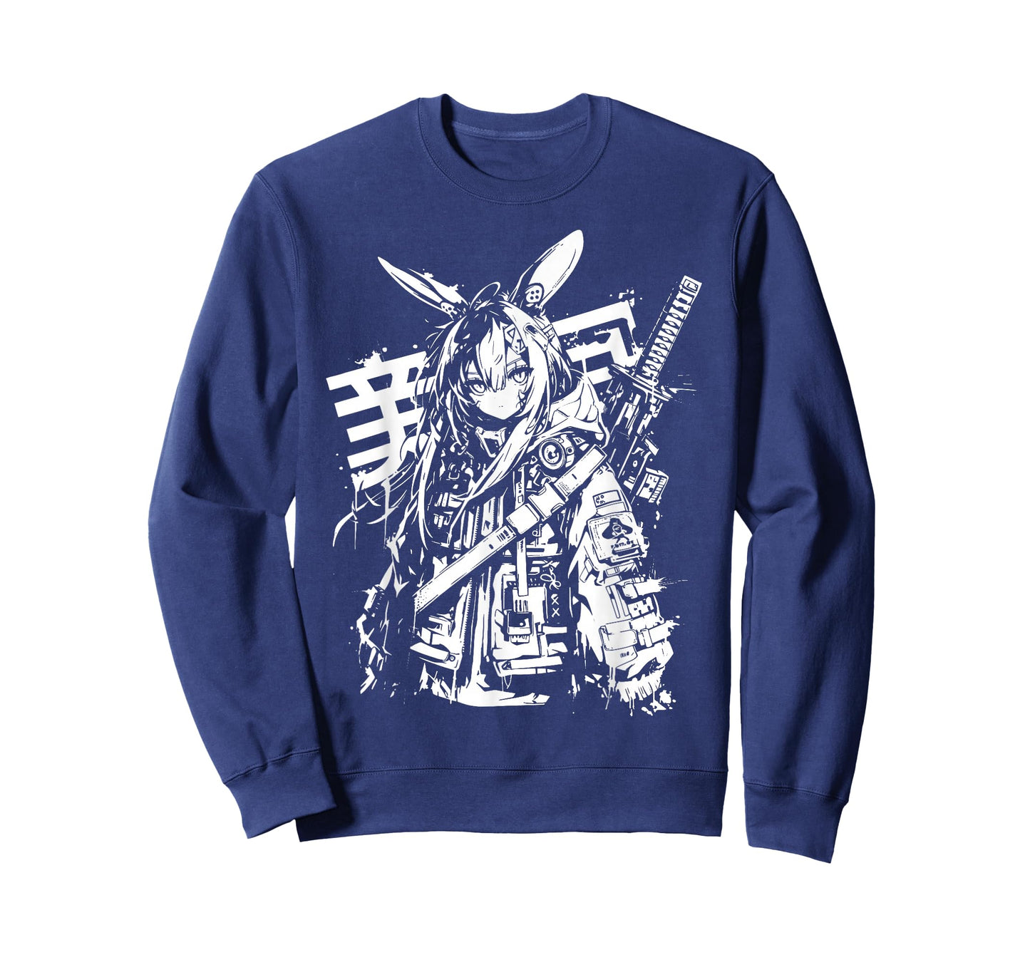 Anime Manga Cyberpunk Aesthetic Techwear Harajuku Bunny T-Shirt