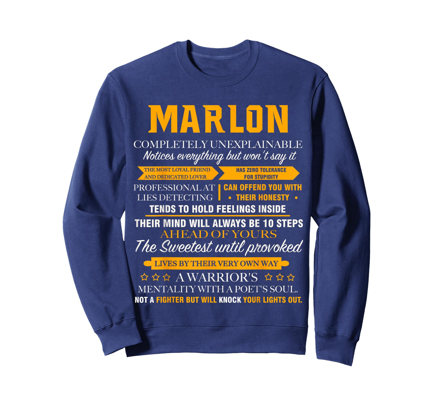 MARLON completely unexplainable name shirt father's day 7 T-Shirt