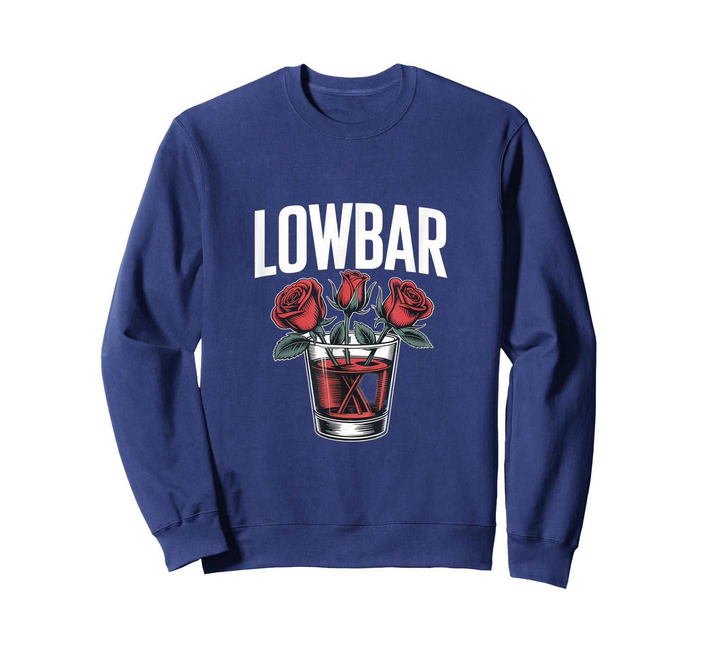 LOWBAR for Whiskey Lovers with Roses | Chill Vibes T-Shirt