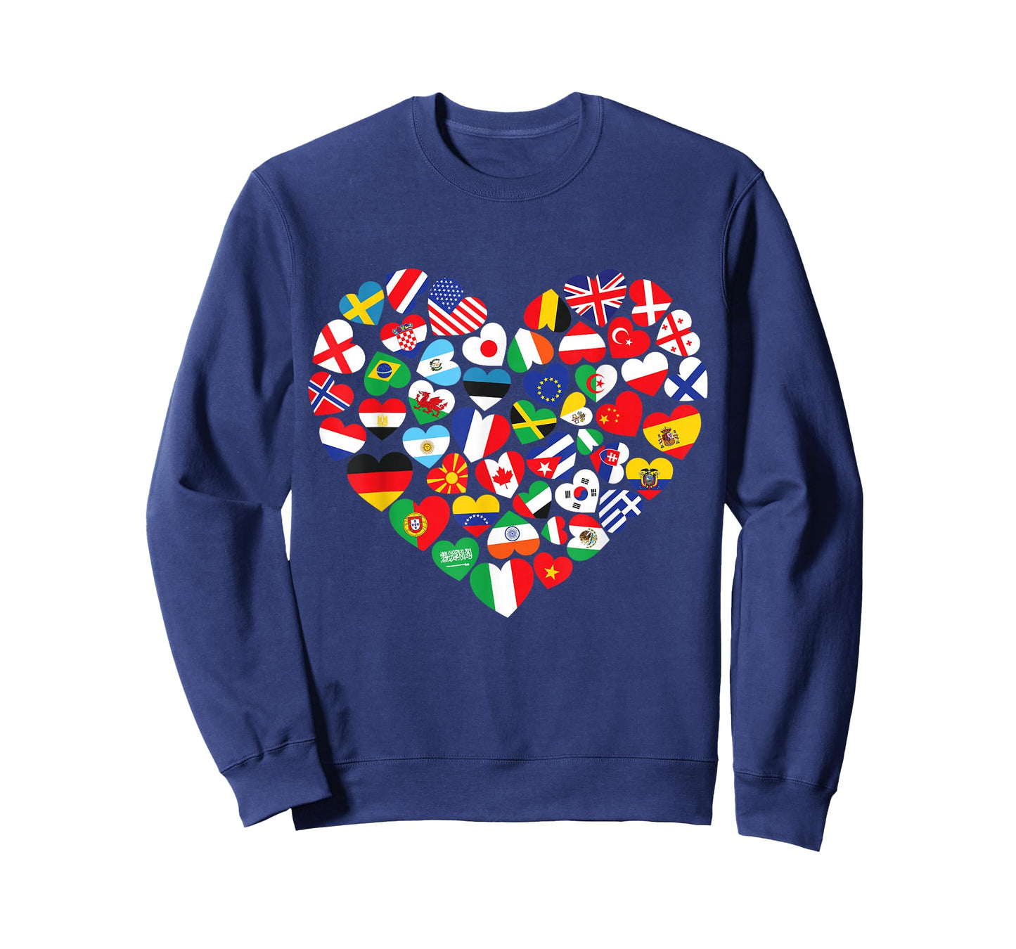 Flags of Countries of the World international flag heart T-Shirt