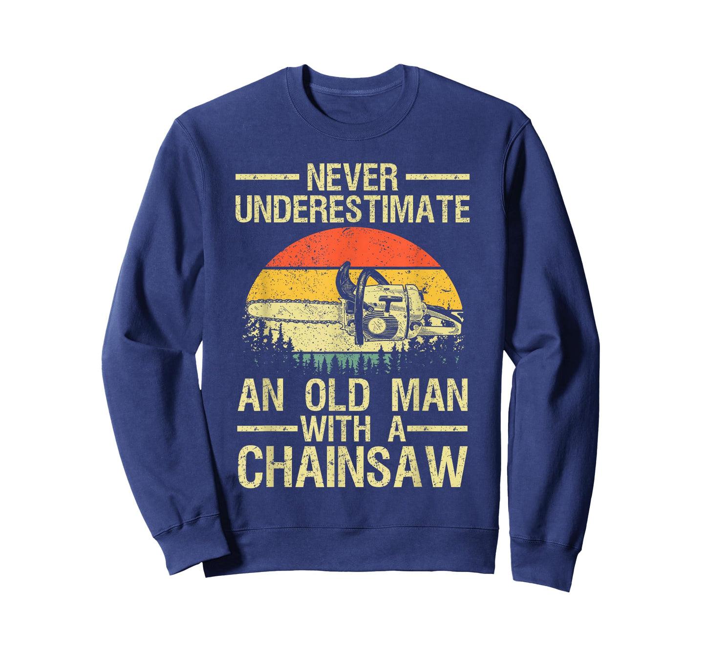 Funny Lumberjack Design for Men Dad Logger Arborist Chainsaw T-Shirt