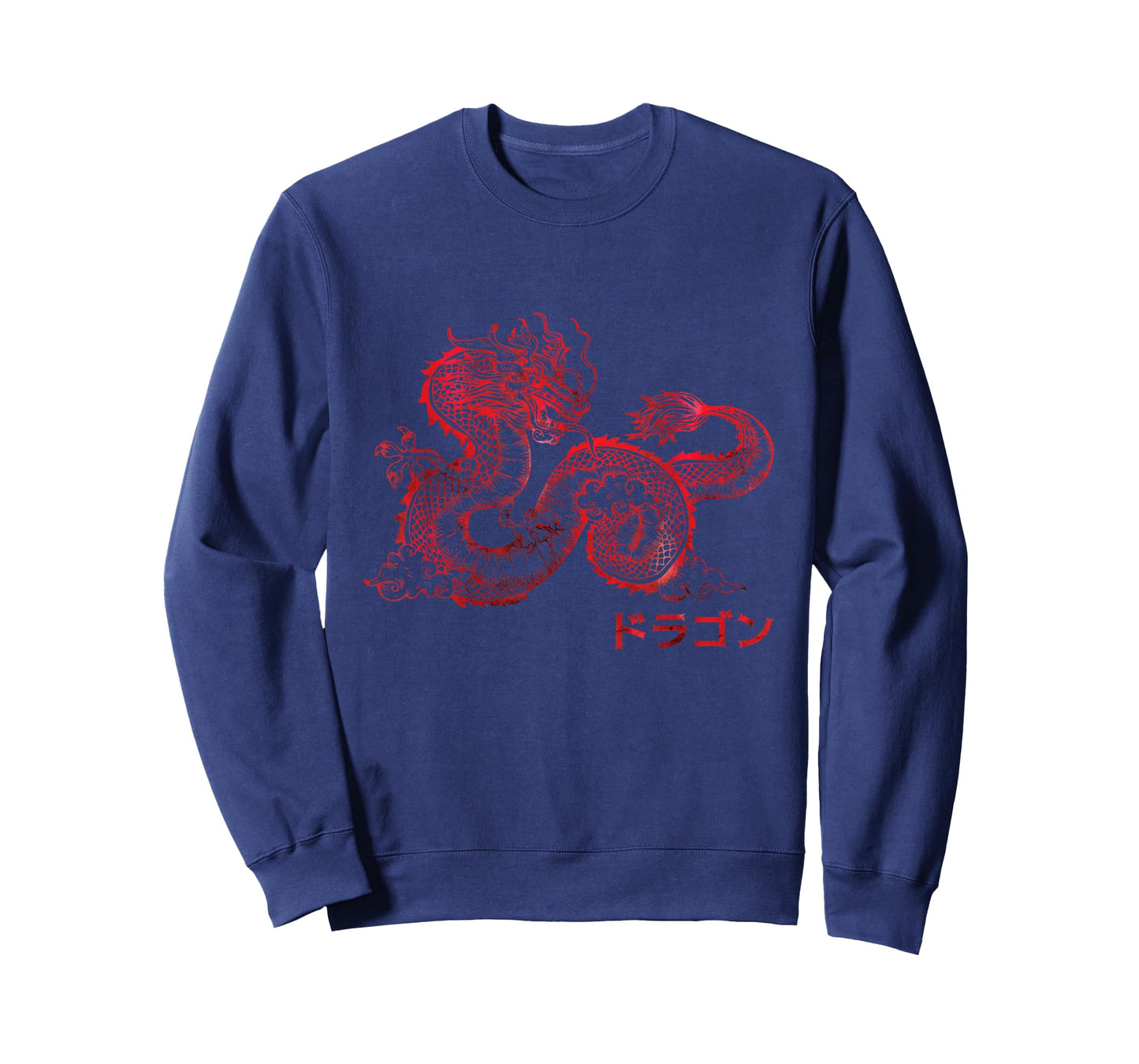 Japanese Aesthetic Red Dragon Symbol Kanji Japan Tattoo Art T-Shirt