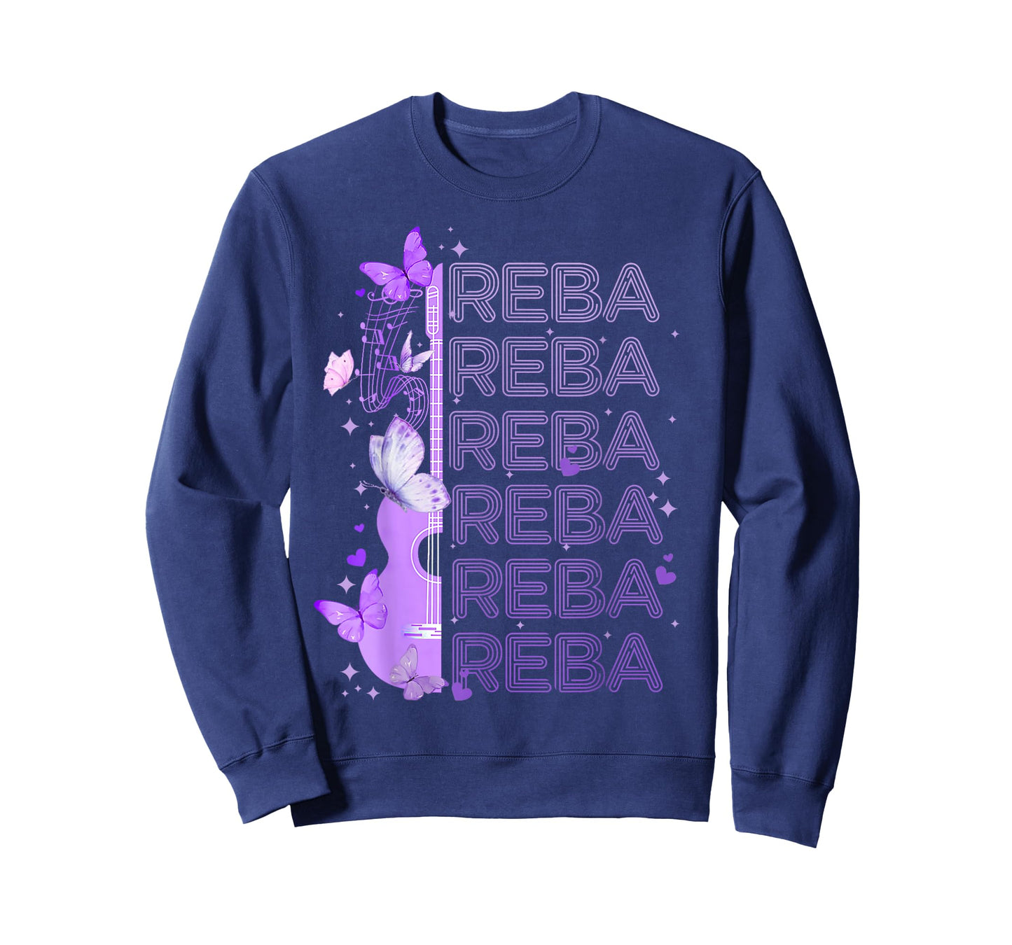 Vintage Reba Name Retro Style 70s 80s First For Men Women T-Shirt