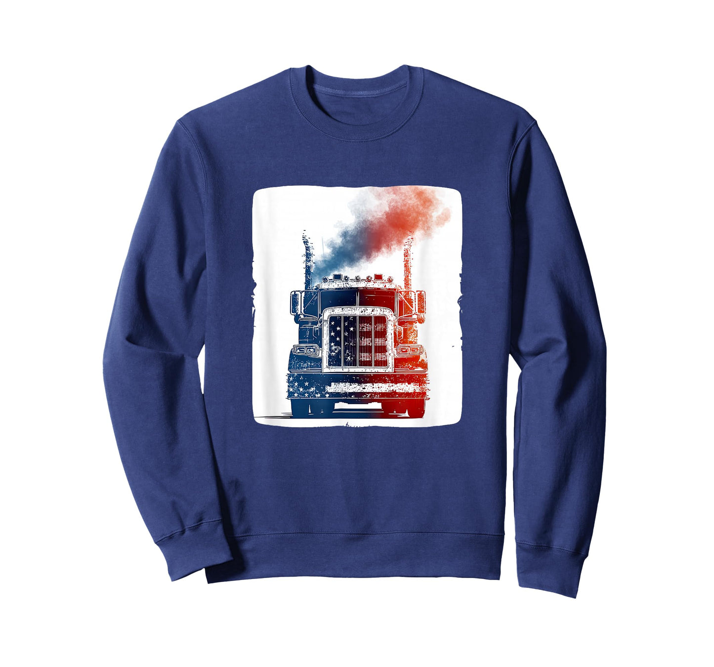 Nice Truck in US Colors for Patriotic Trucks Lovers T-Shirt