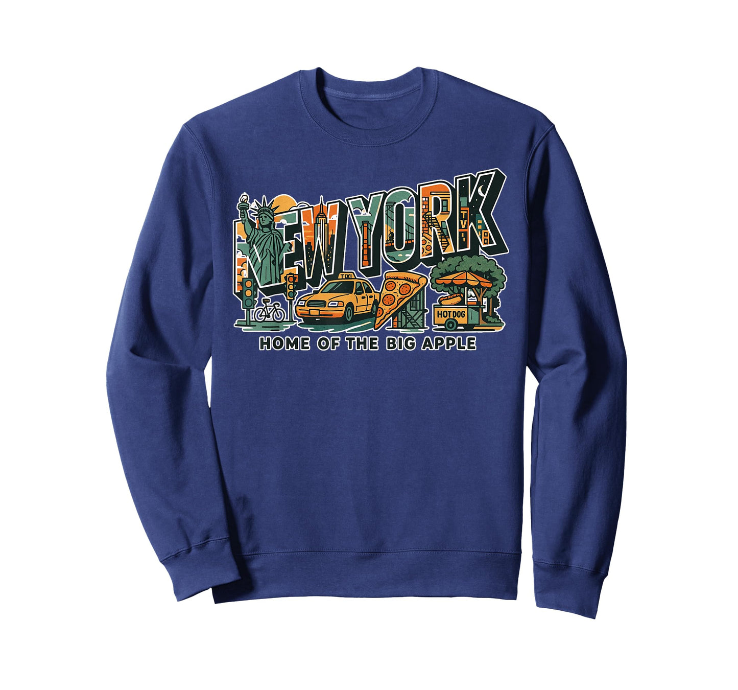 New York City Souvenir Home of The Big Apple NYC Vintage T-Shirt