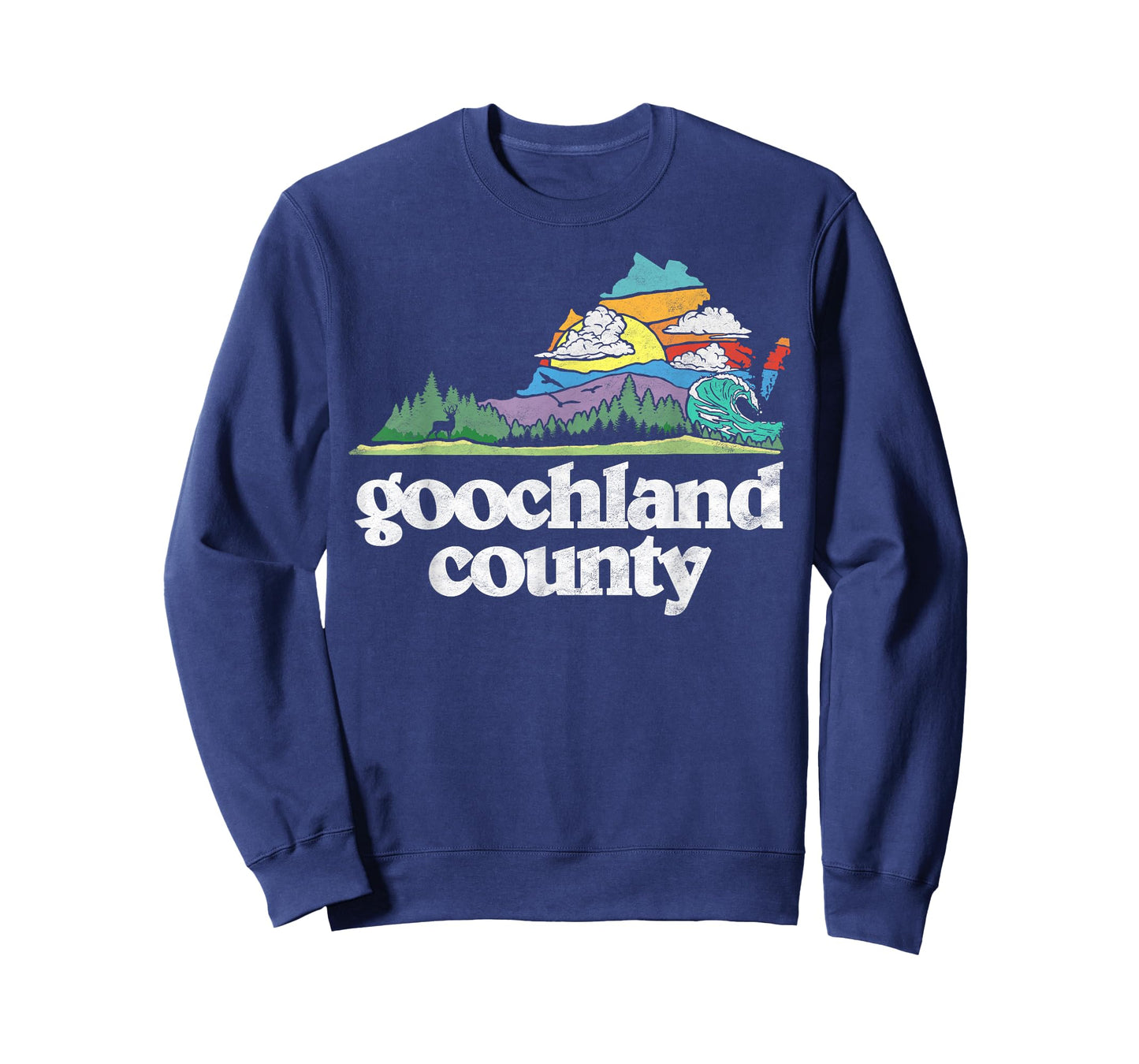 Goochland County Virginia Outdoors & Nature Lover Retro T-Shirt