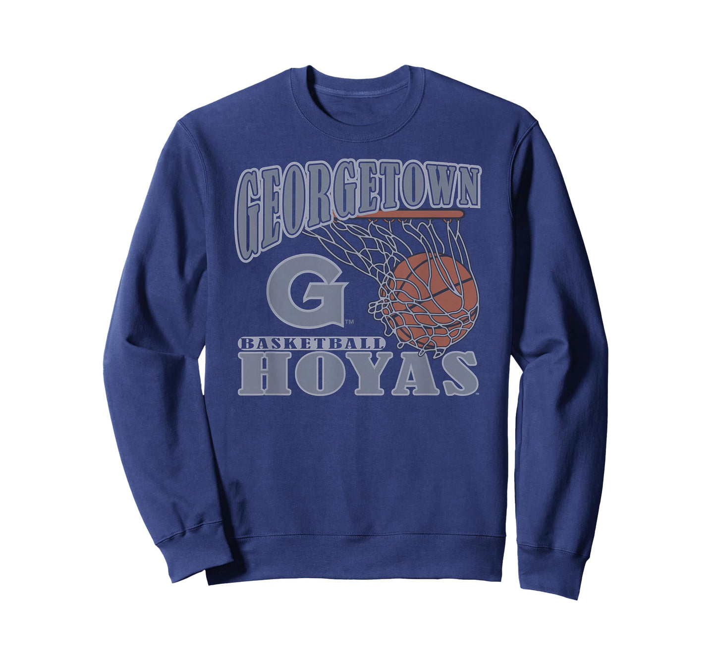 Georgetown Hoyas Basketball Vintage Lift Navy T-Shirt