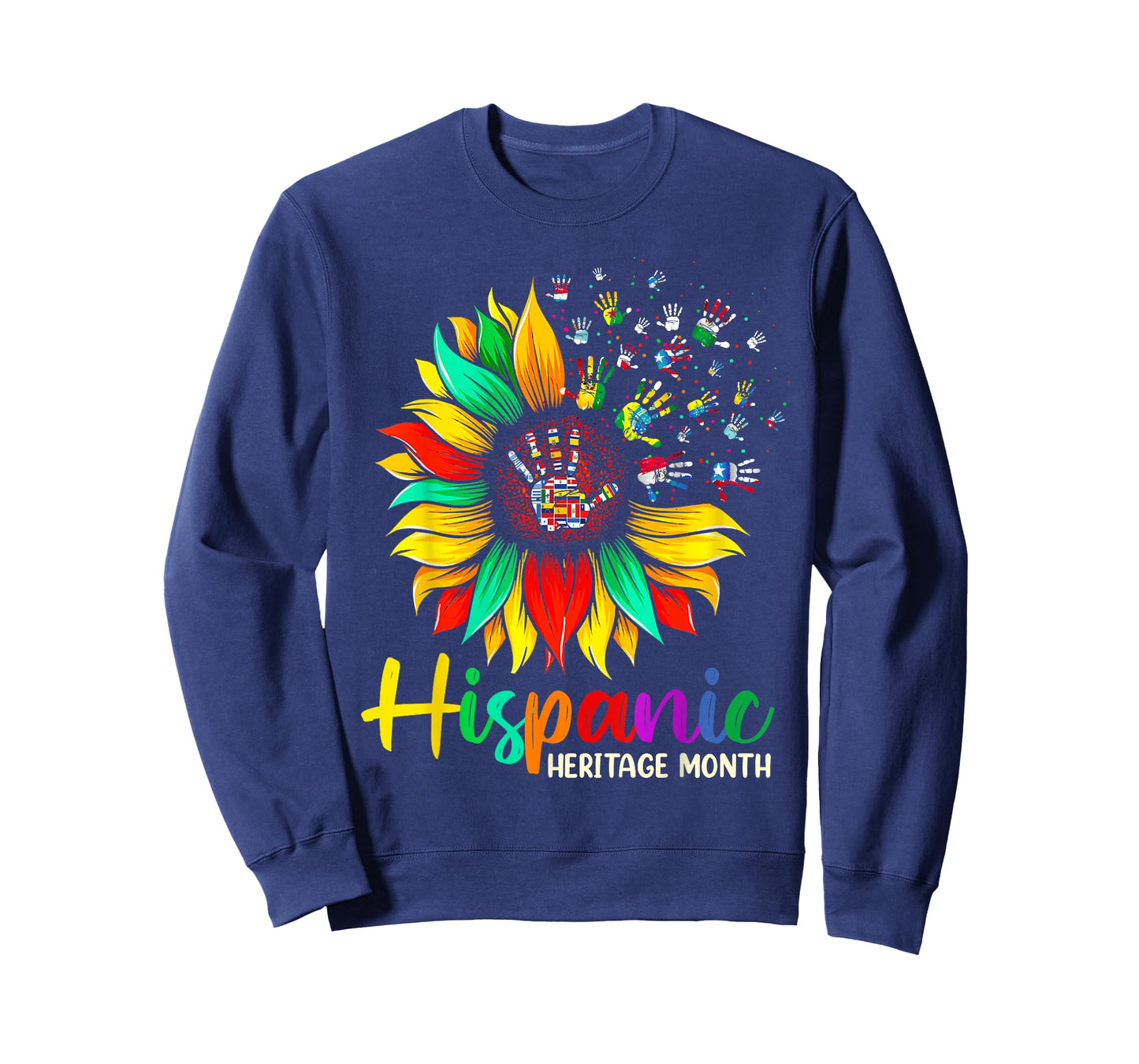 National Hispanic Heritage Month Sunflower All Countries T-Shirt