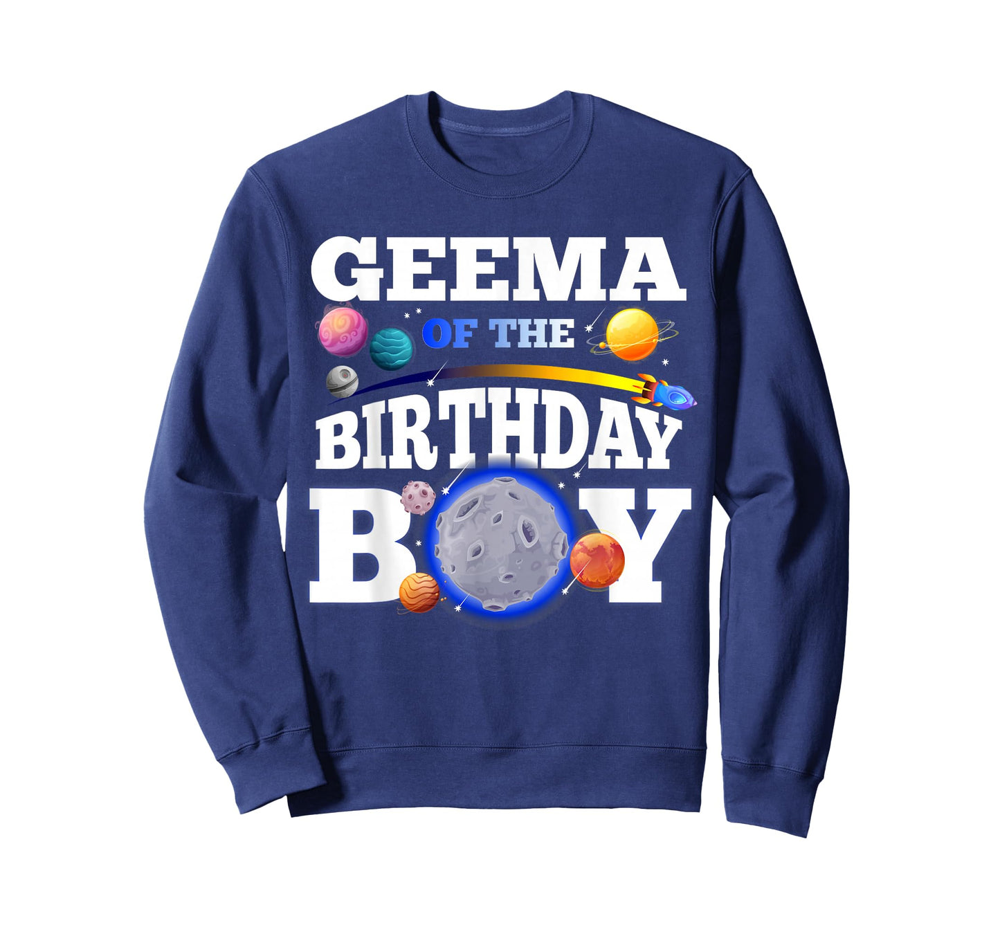 Galaxy Birthday Boy Celebration Look for Geema T-Shirt