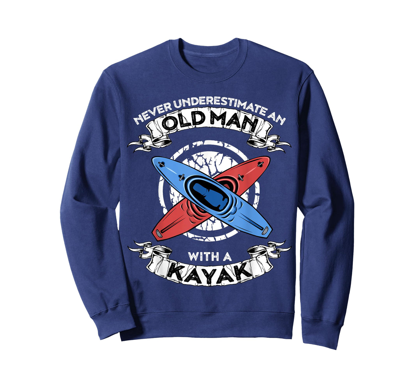 Never underestimate an old man with a kayak T-Shirt