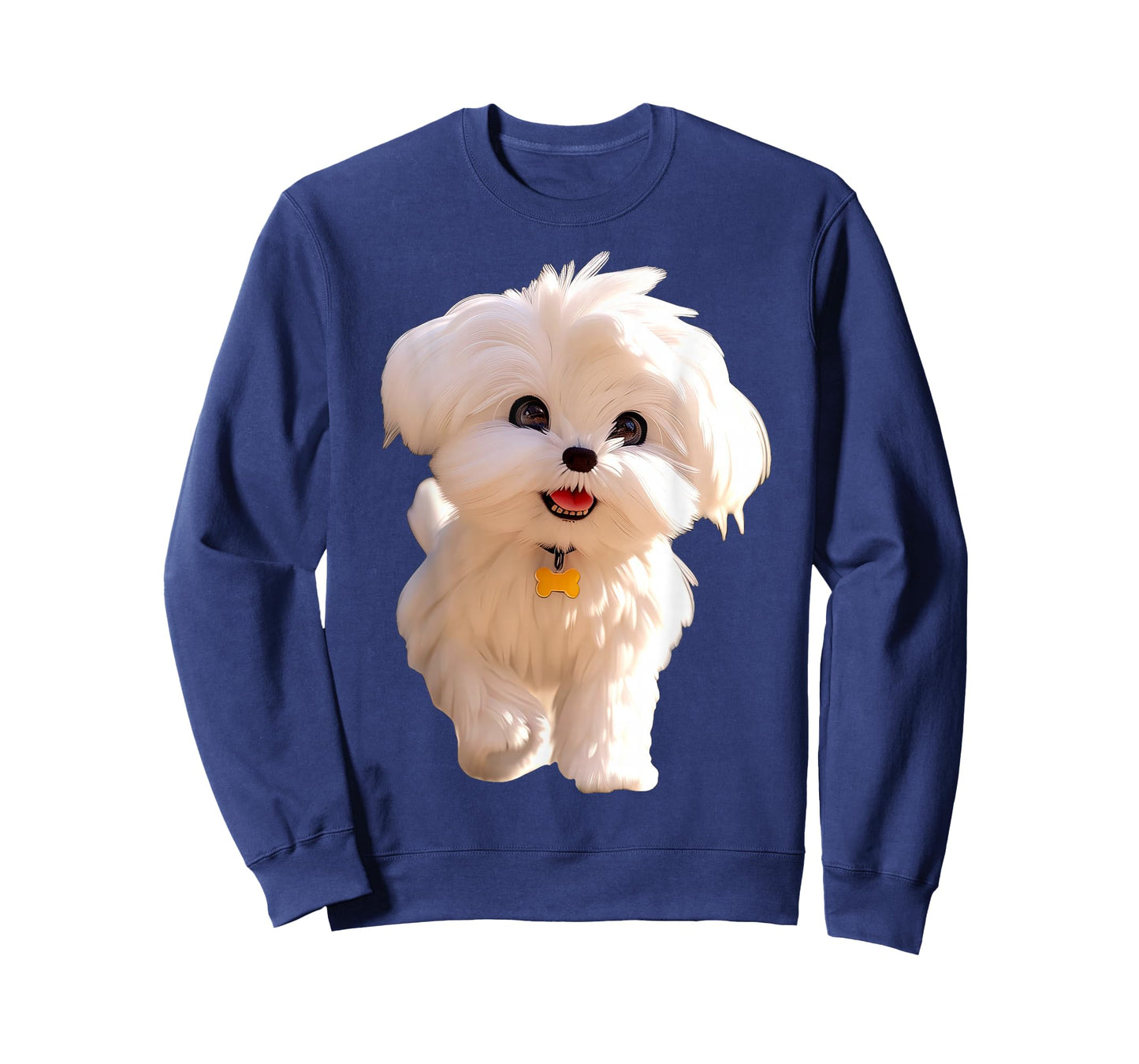 Maltese Dog Art Design I Love Cute Maltese Dogs T-Shirt