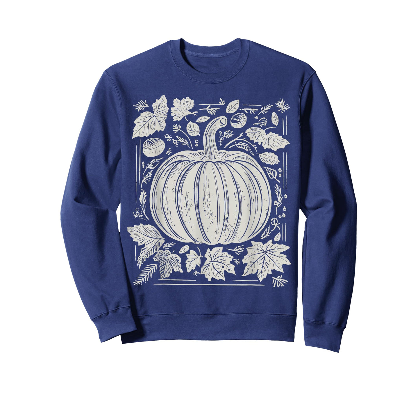Wildflower Pumpkin Season Autumn Fall Leaves Thanksgiving T-Shirt