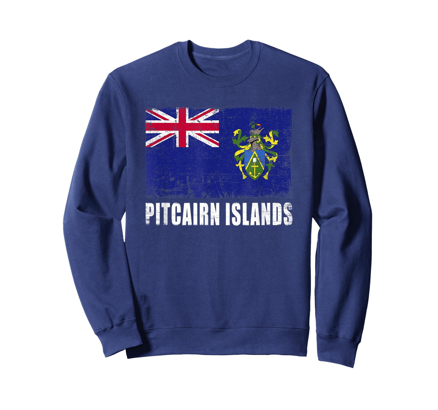 Pitcairn Islands Flag Grunge Country Flag Pitcairn Islands T-Shirt