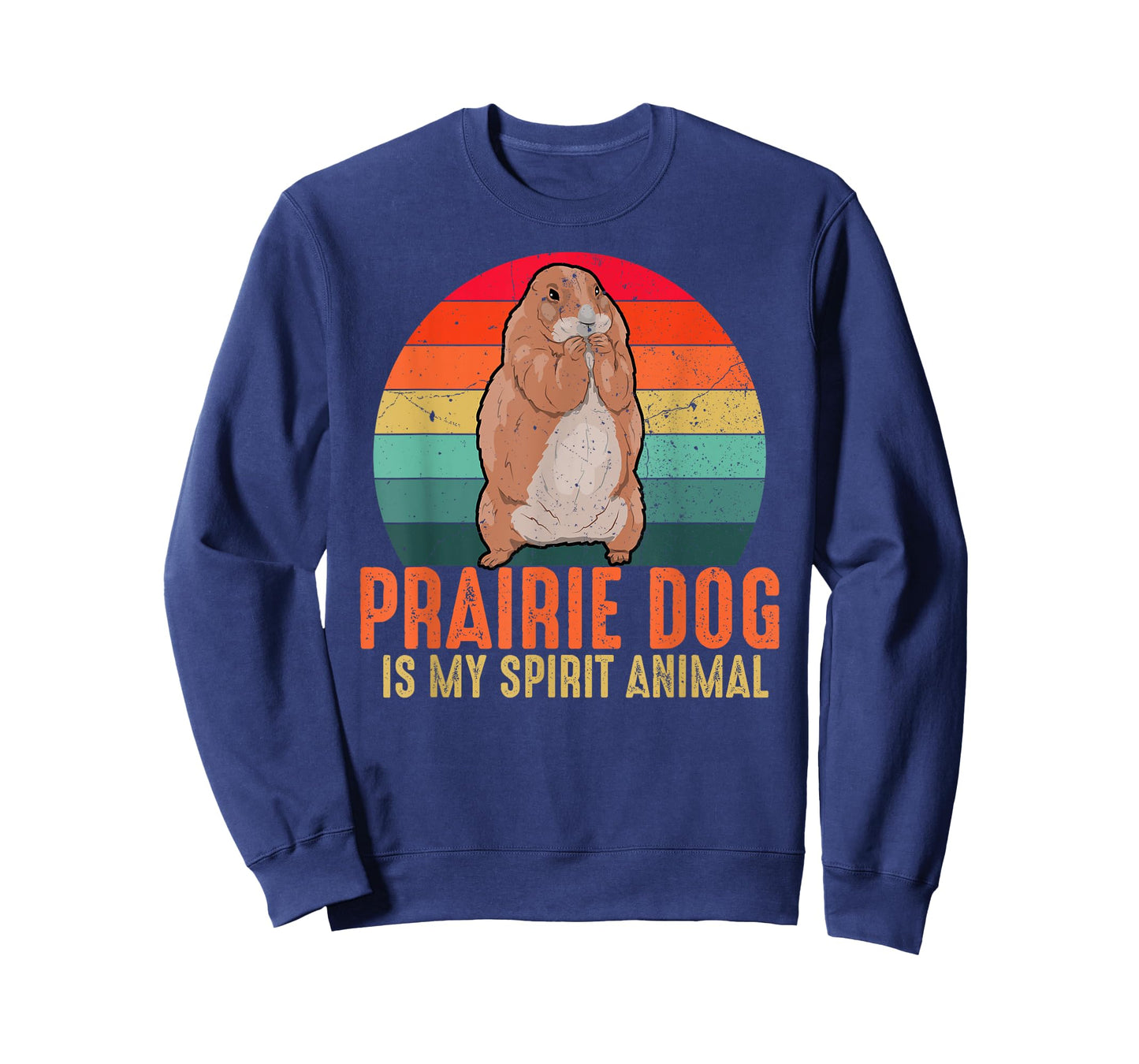 Prairie Dog Is My Spirit Animal Vintage Men Women Kids T-Shirt