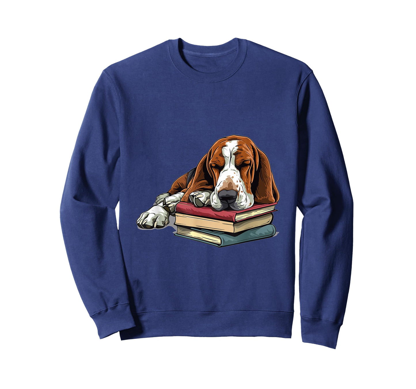 Basset Hound Books Dog Breed Graphic T-Shirt
