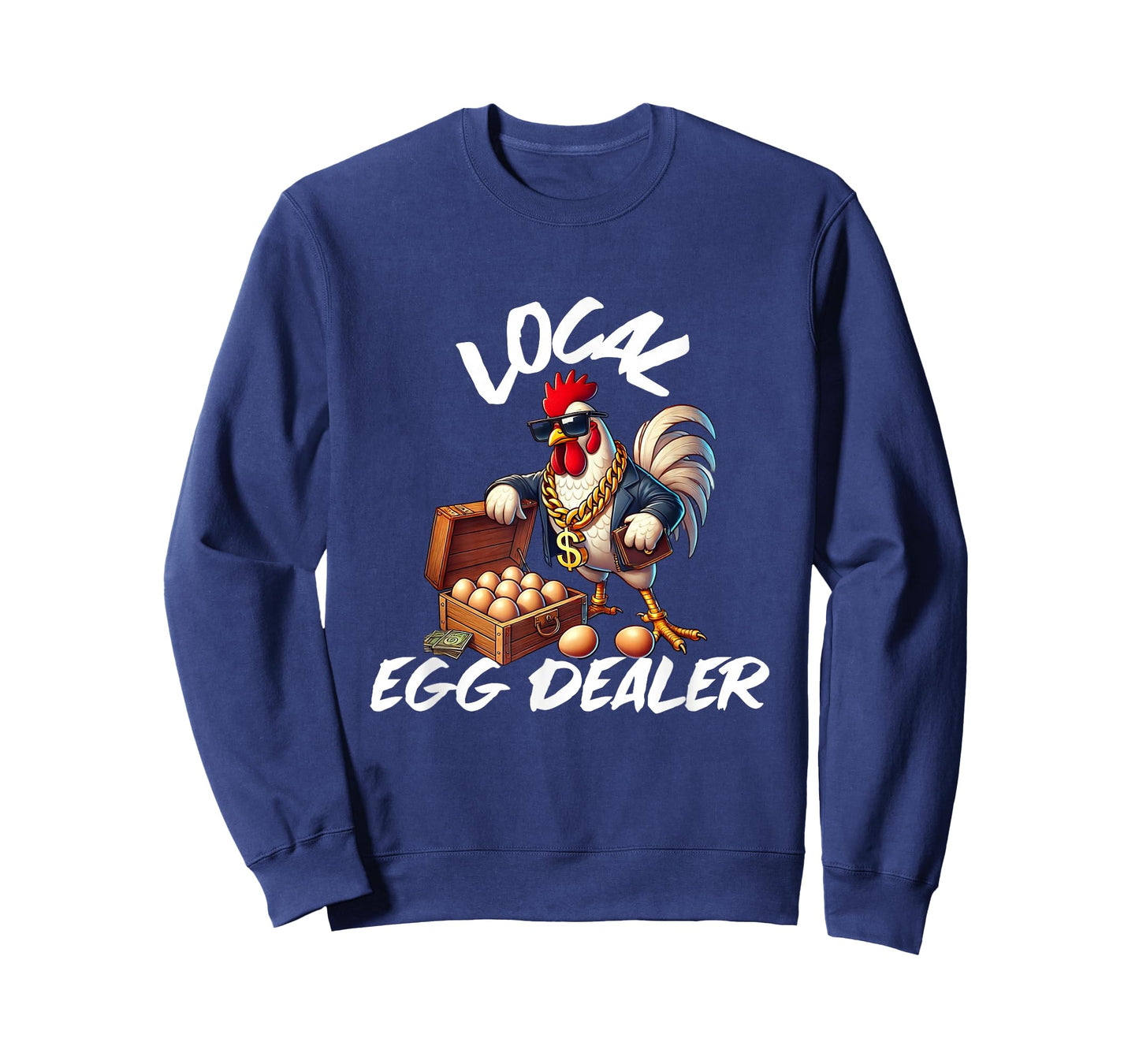 Local Egg Dealer Retro Chicken Funny Farmer Easter T-Shirt