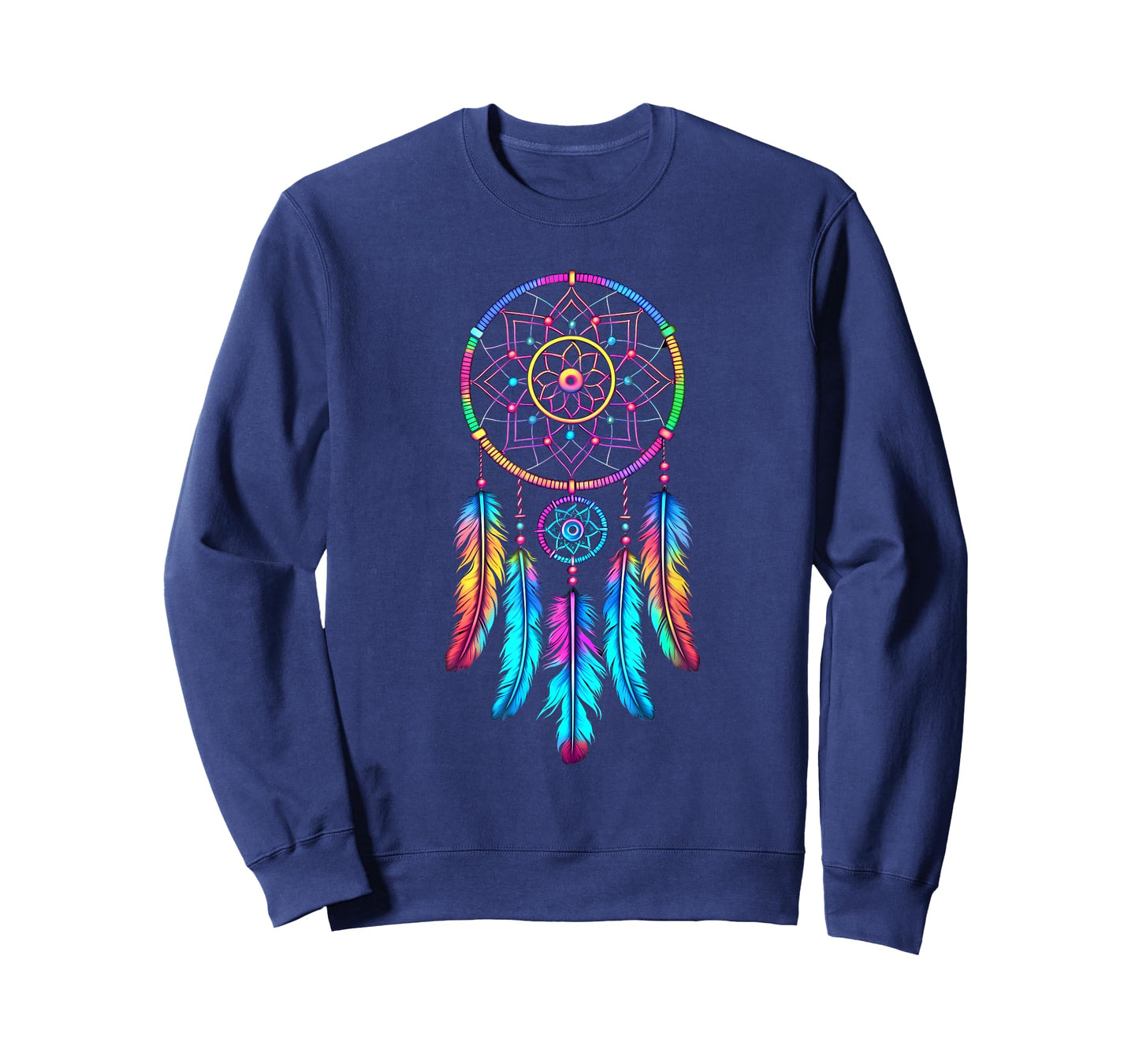 Colourful Dream Catcher Feather Tribal Indian Tattoo Dreamcatcher T-Shirt