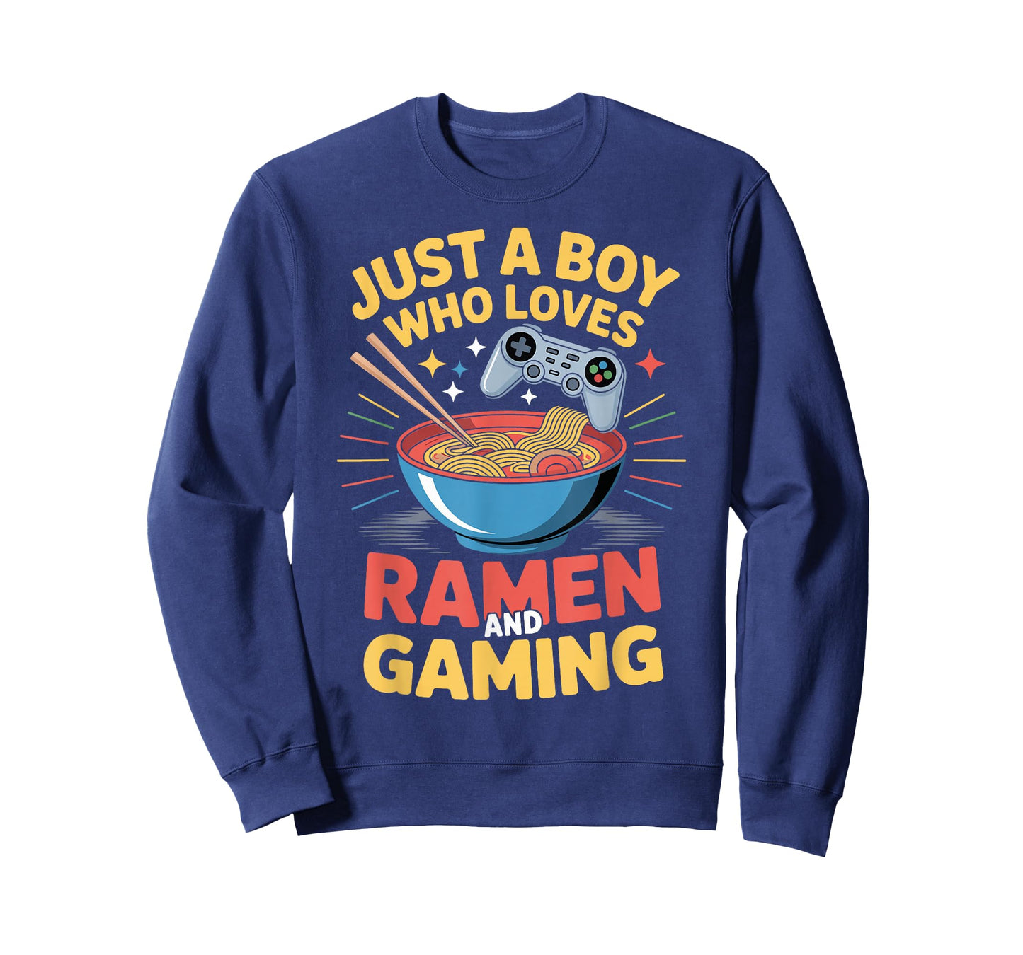 Just A Boy Who Loves Ramen and Gaming T-Shirt