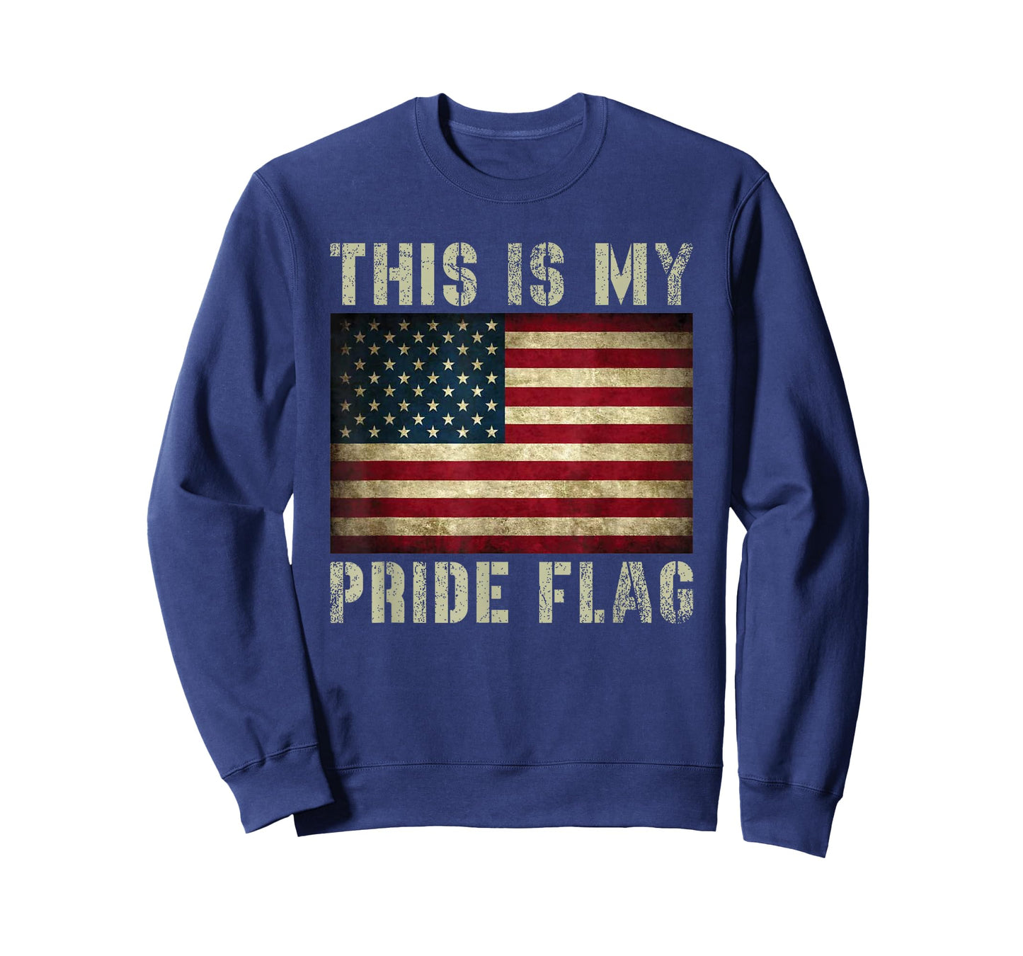 This Is My Pride Flag USA American 4th of July Patriotic T-Shirt