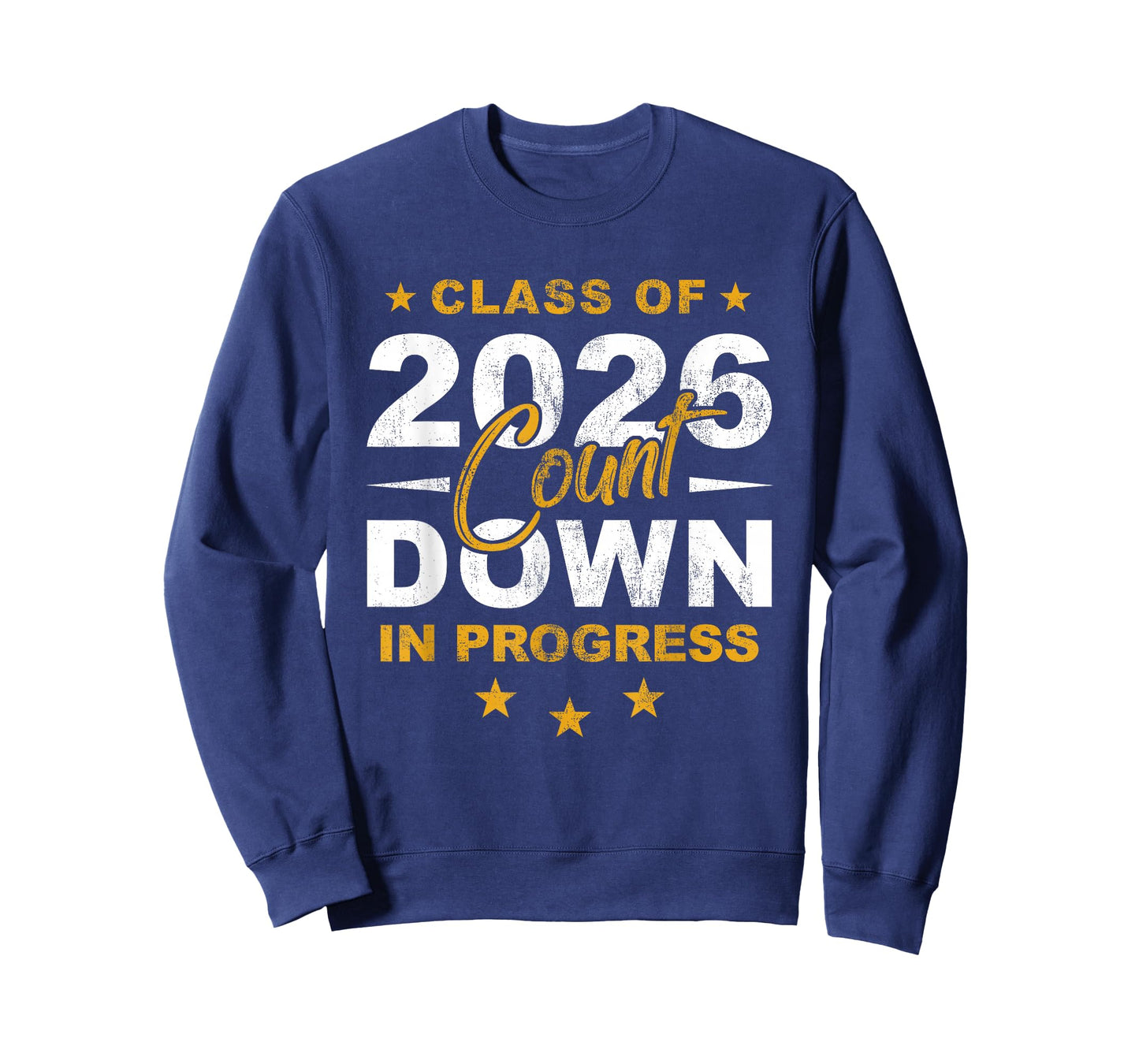 Class Of 2026 Count Down Graduating Fun First Day Junior T-Shirt