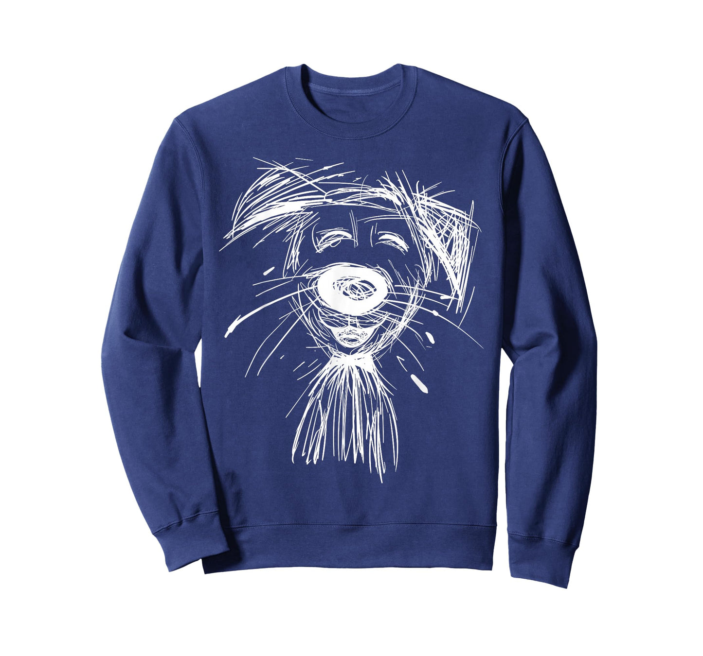 Dog Abstract Art Portrait Drawing Whimsical T-Shirt