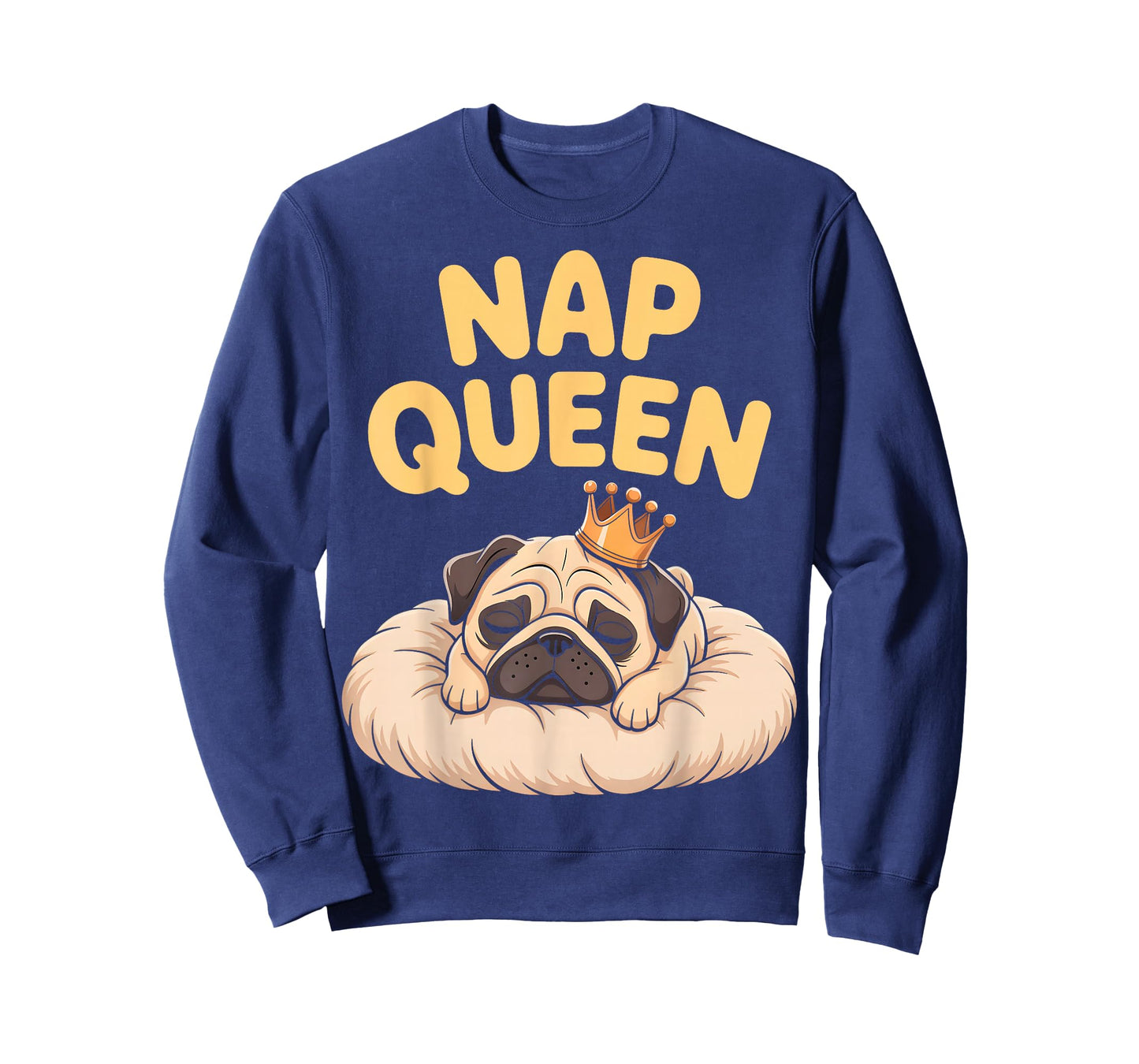 Nap Queen Funny Pug T-Shirt