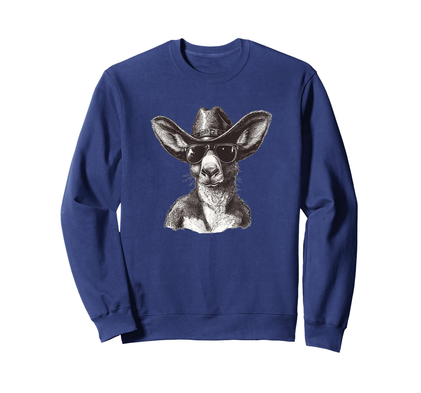 Cool Kangaroo with Sunglasses and Cowboy Hat Costume T-Shirt