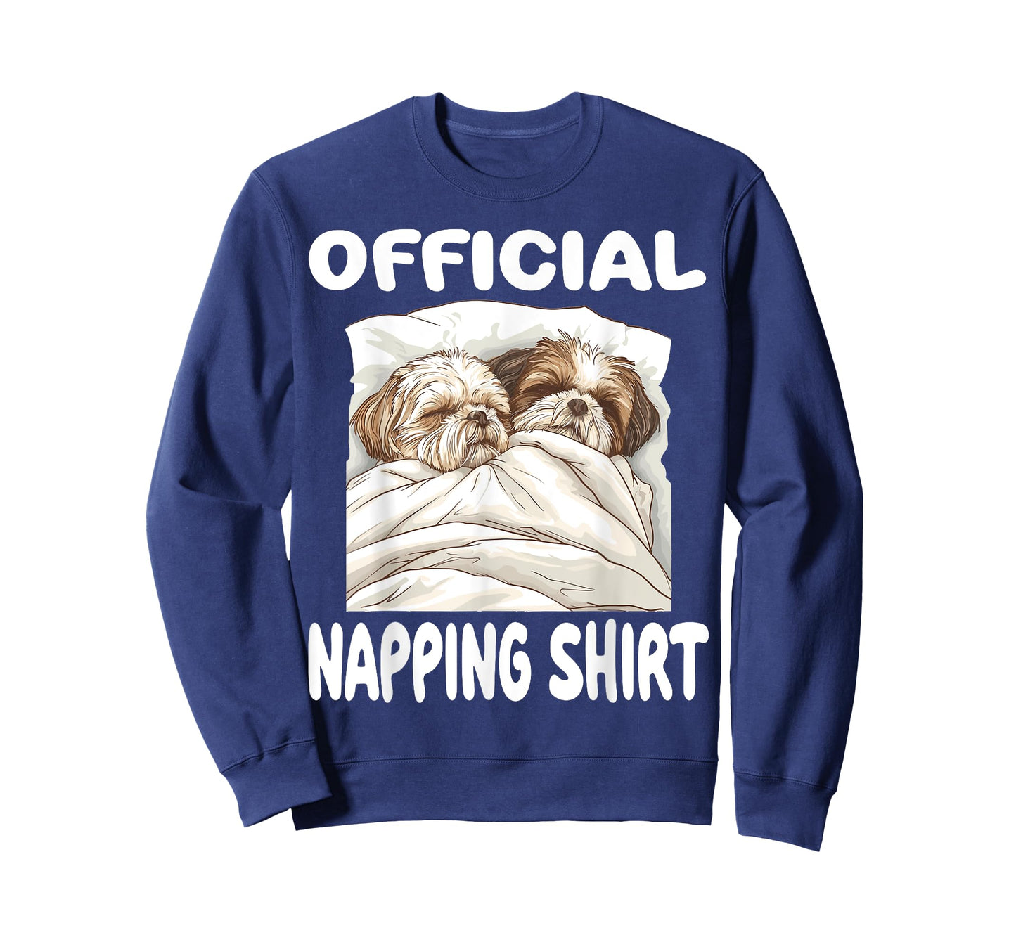 Shih Tzu Dog Official Napping shirt Pajamas Nightgown T-Shirt