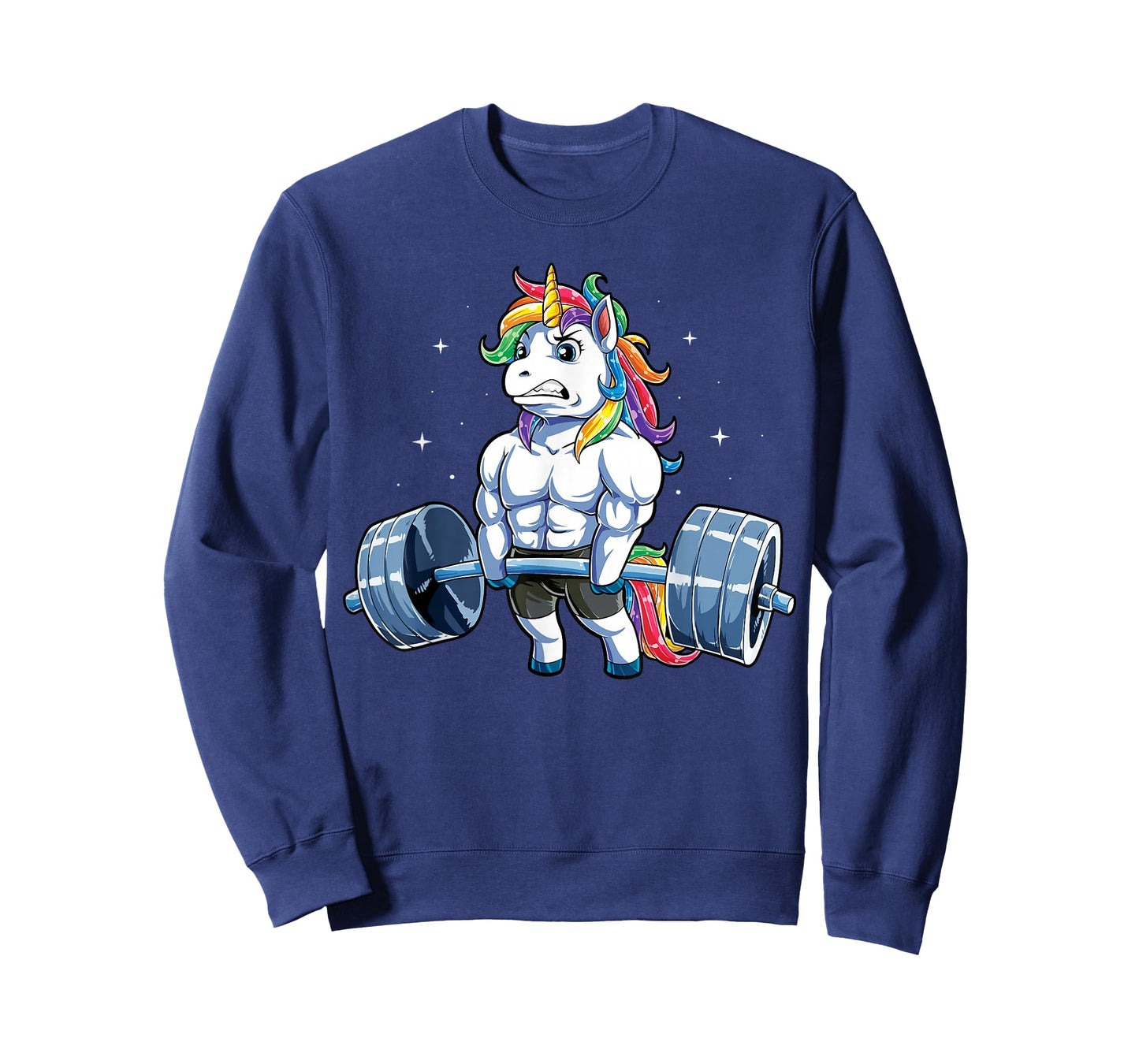 Unicorn Weightlifting Deadlift Fitness Gym Men Women Barbell T-Shirt