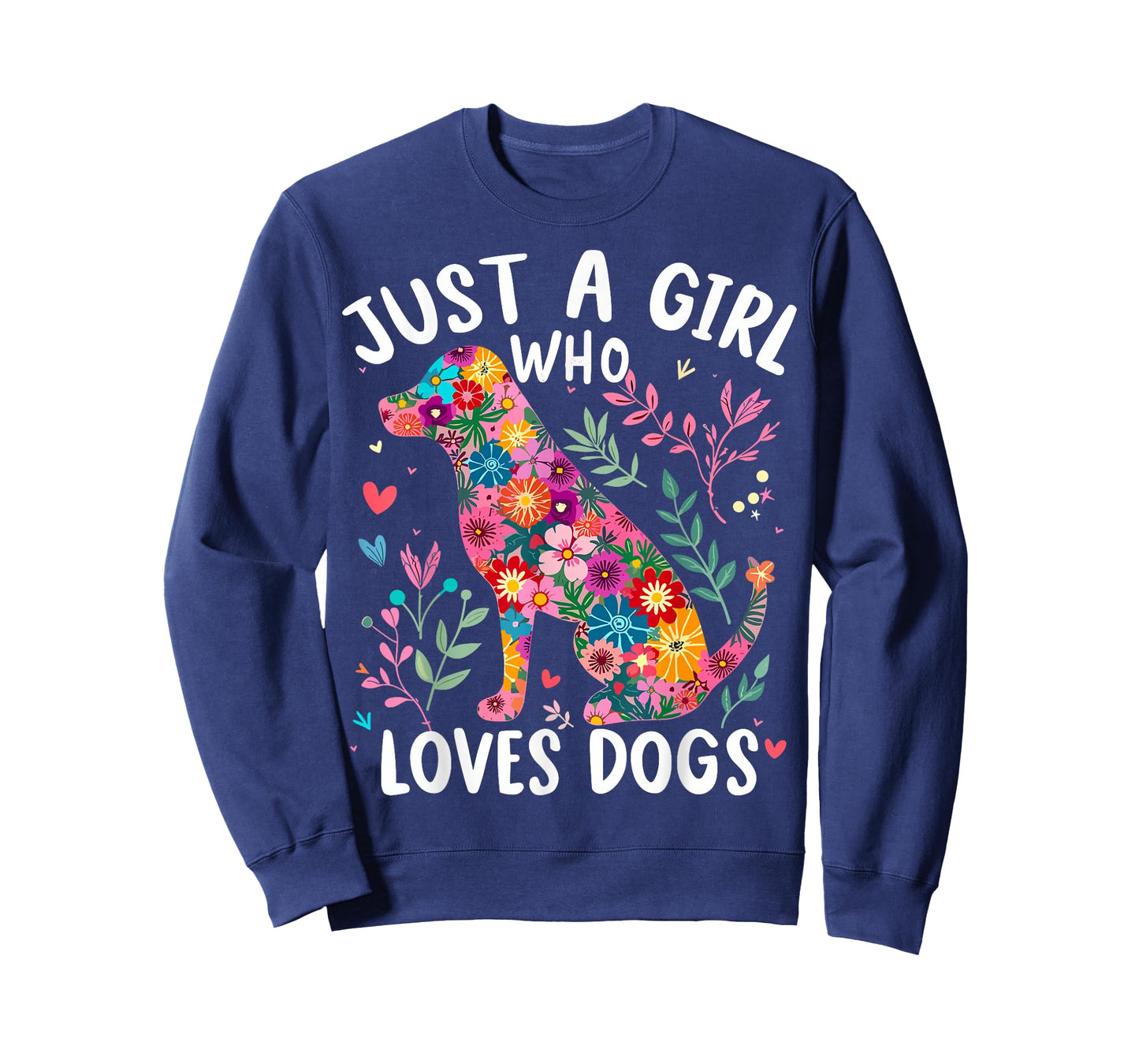 Dog Cute Just A Girl Who Loves Dogs T-Shirt