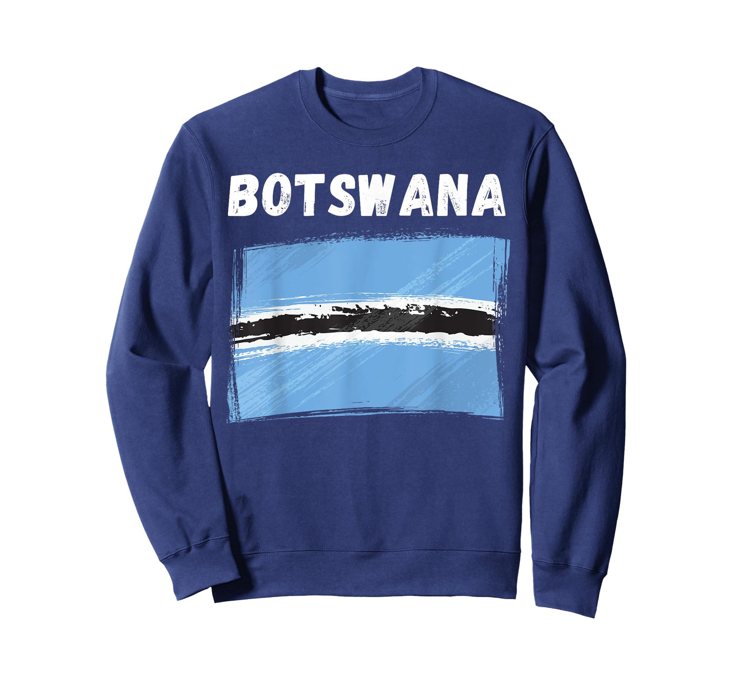 Botswana Flag Vintage Grunge Batswana Flag Botswana Souvenir T-Shirt