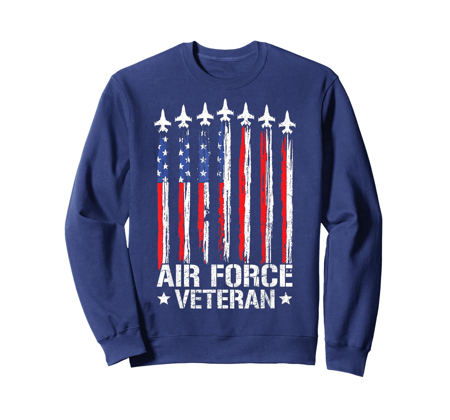 Patriotic US Air Force Veteran Flag USA American USAF Vet T-Shirt