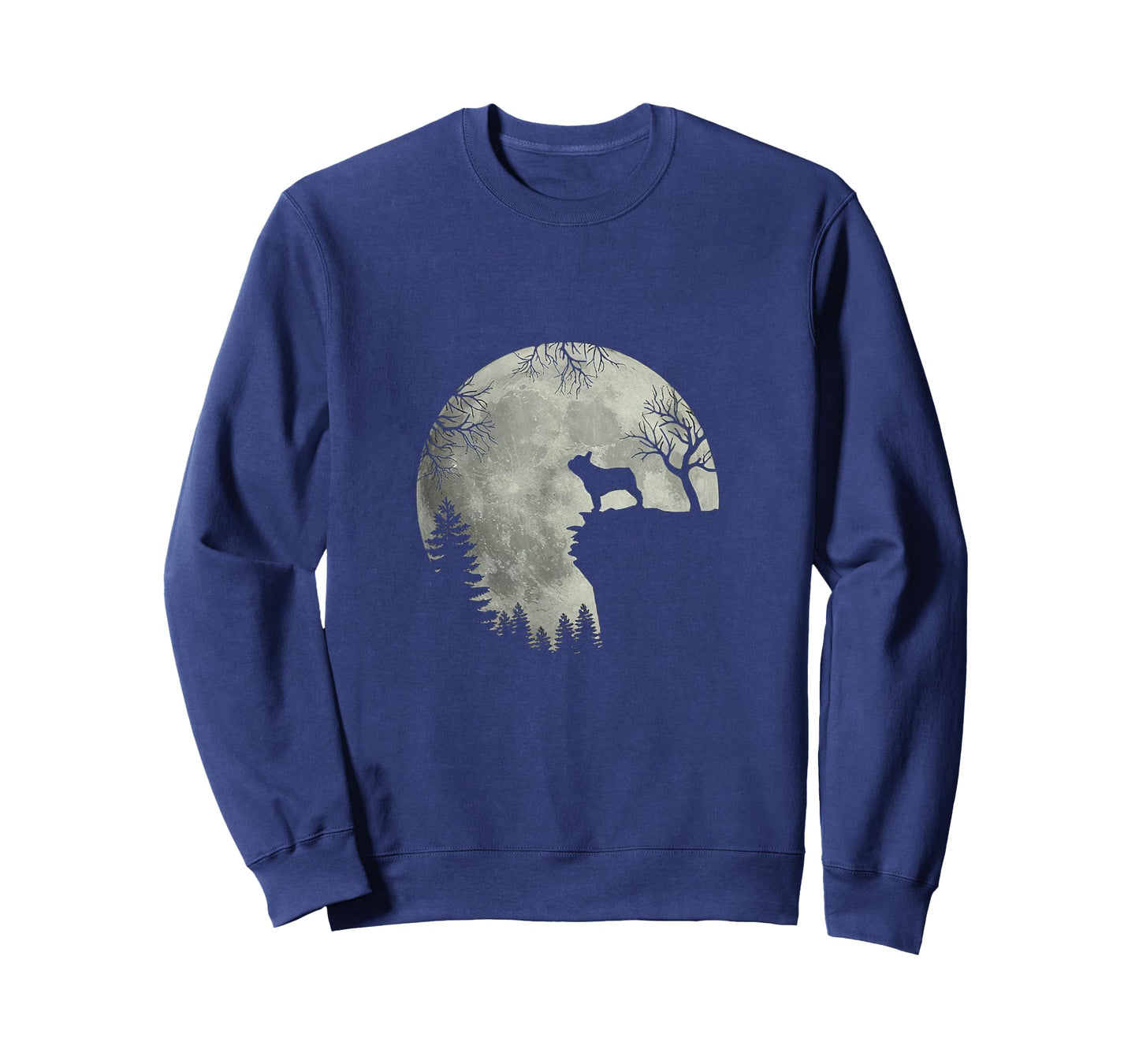 French Bulldog Dog and Moon Shirt Halloween Costume T-Shirt