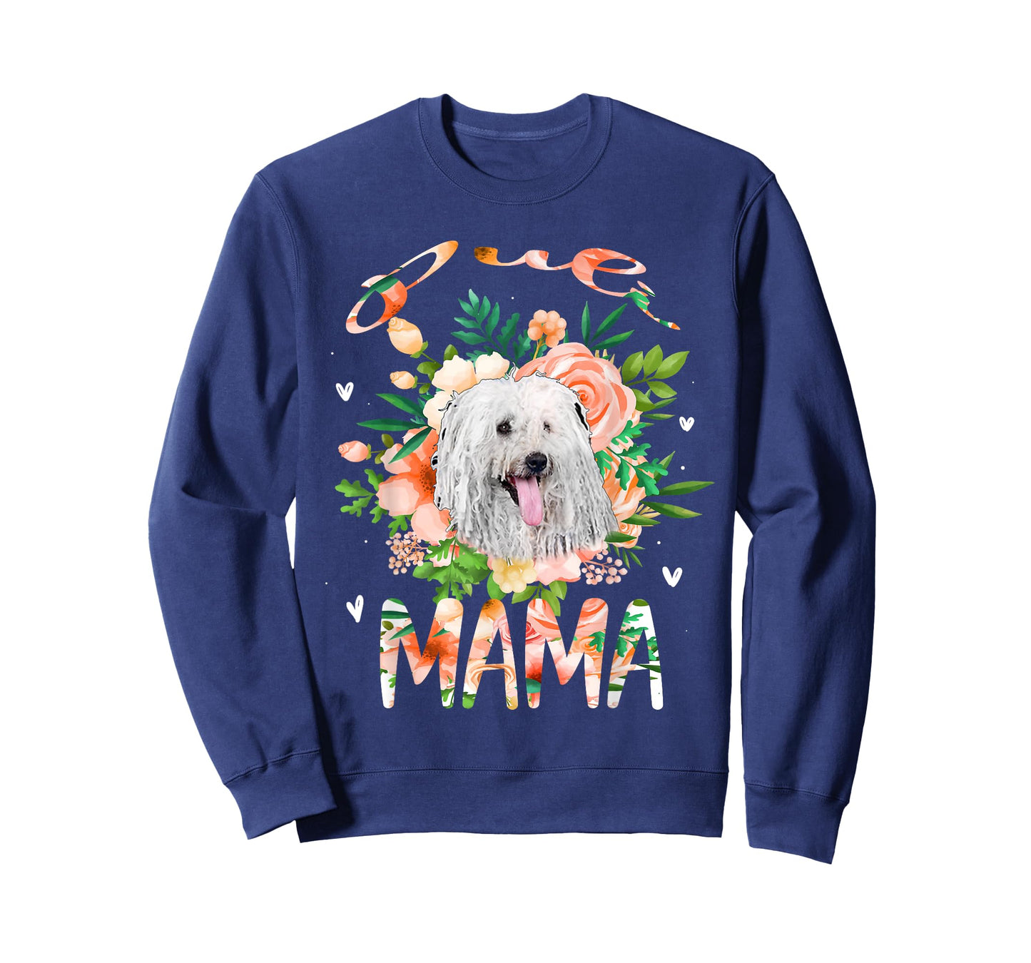 Puli Mama Flower Funny Dog Lover Gift For Mama Men Women Kids T-Shirt