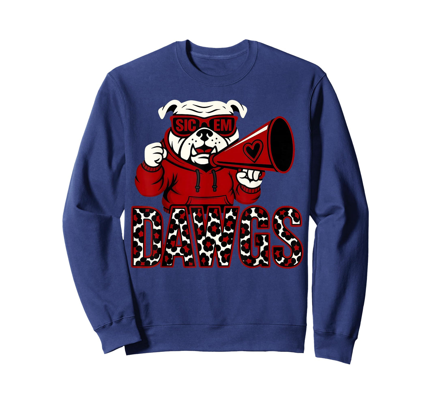 Retro Sic Em Cool Bulldog Name Dawgs Gift for Men Women Kids T-Shirt