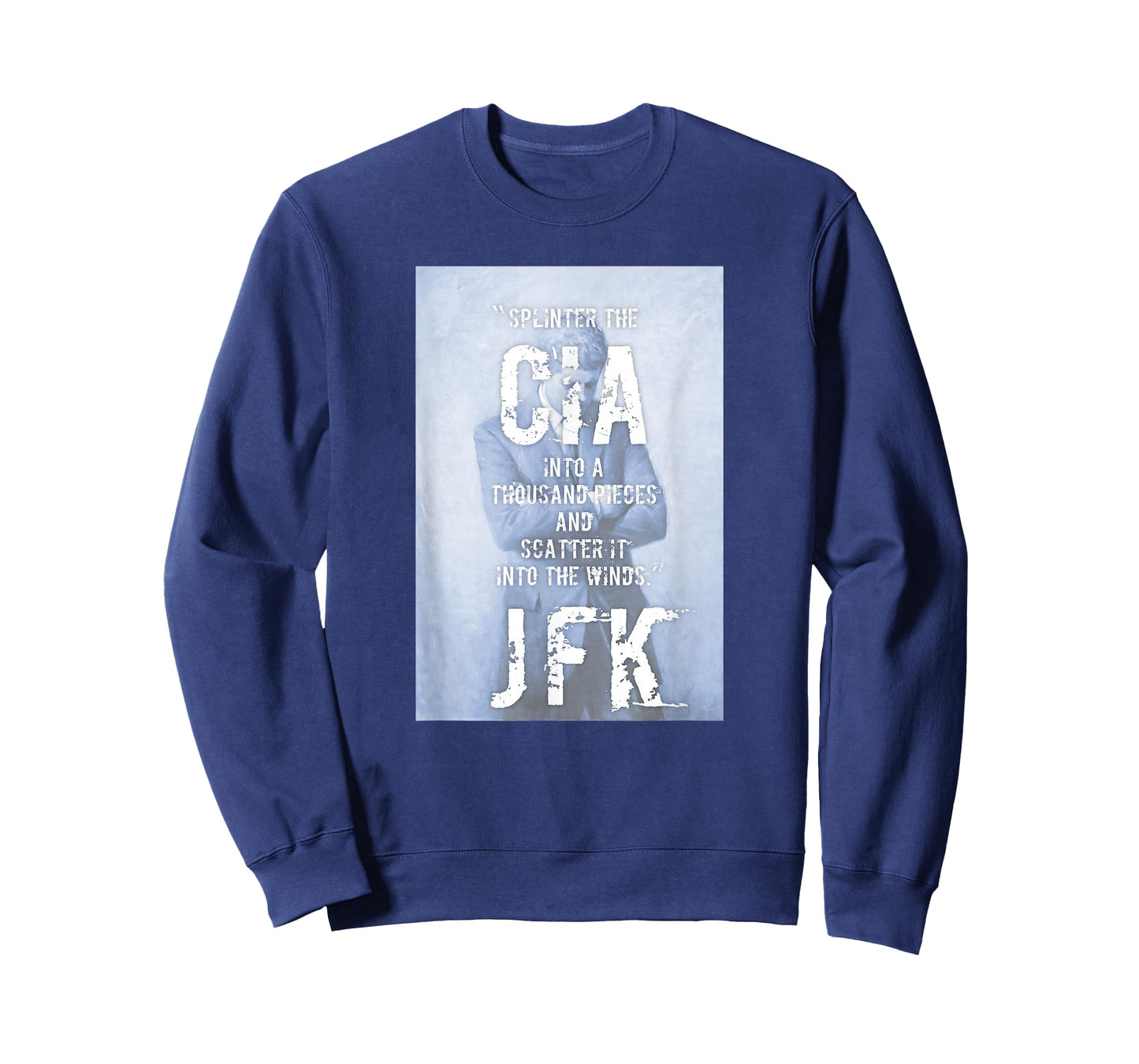 JFK Conspiracy Splinter The CIA Scatter It Into The Wind Tee T-Shirt