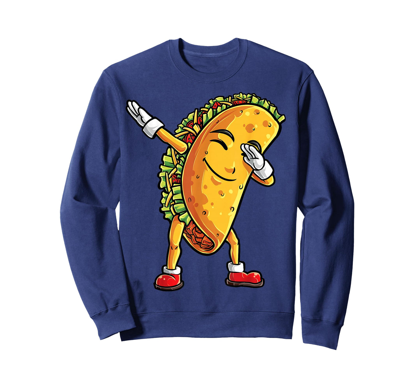 Dabbing Taco Cinco de Mayo Funny Boys Men Mexican Food Dab T-Shirt