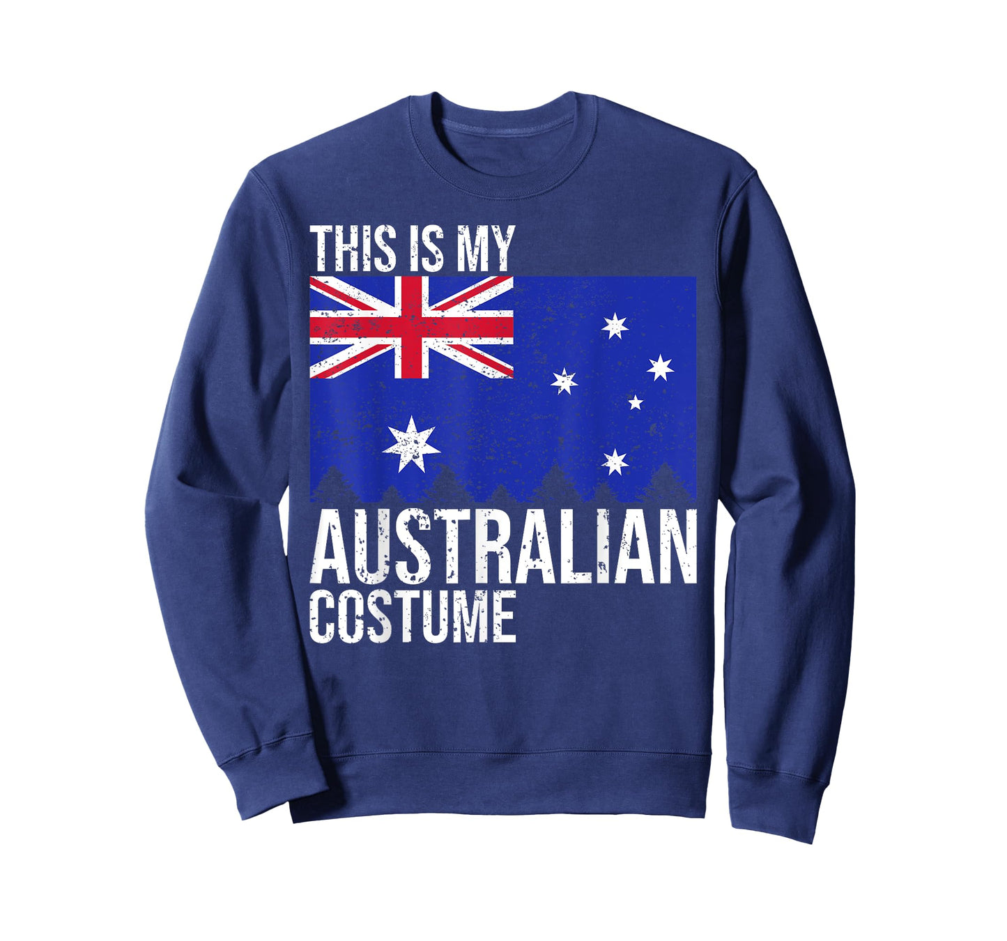 Vintage This Is My Australian Flag Costume for Halloween T-Shirt