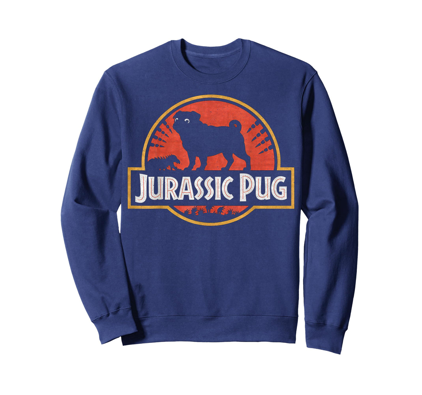 Funny Pugs - Jurassic Pug for Dog Lovers T-Shirt